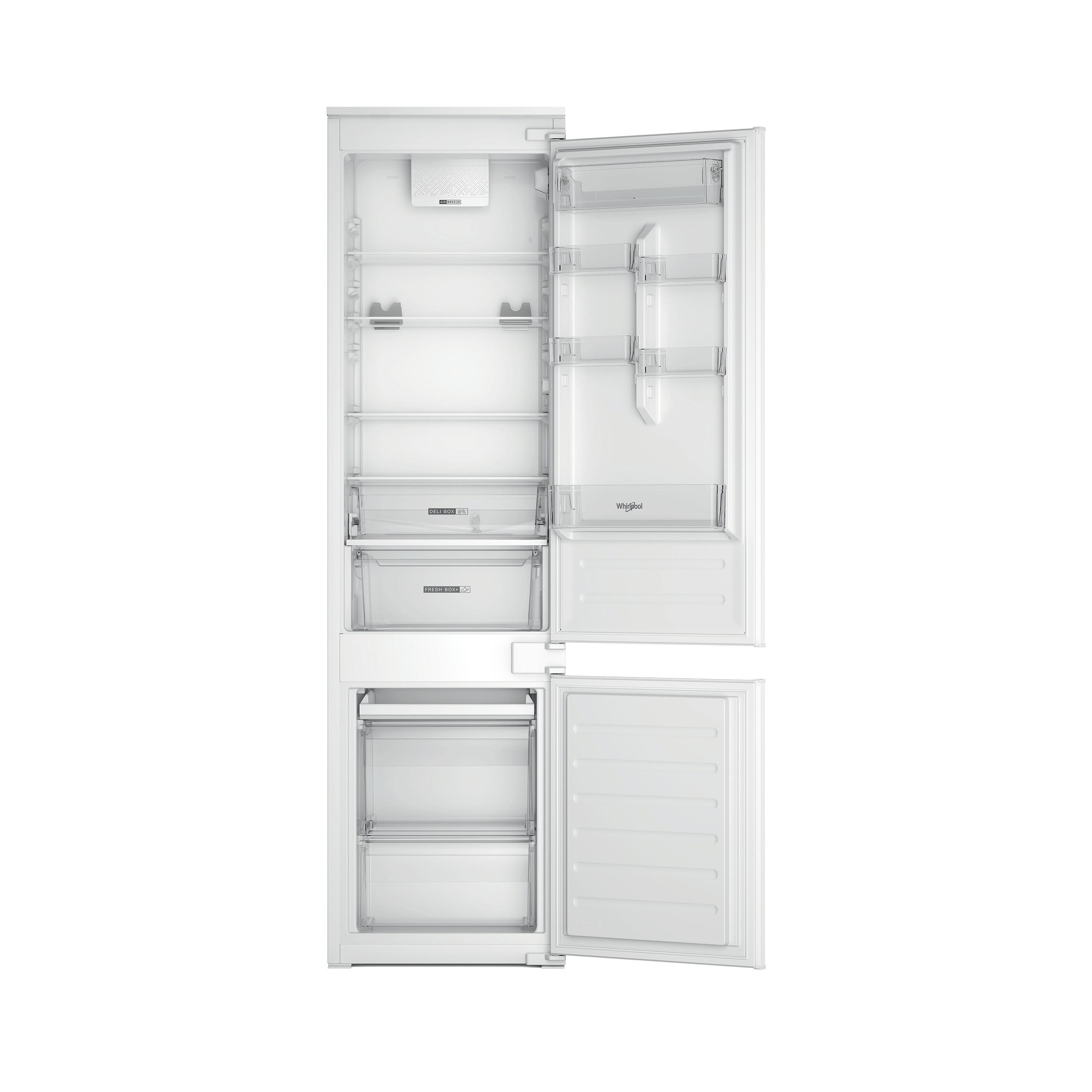 Whirlpool Kombinovaná chladnička s mrazničkou Vestavné WHC20D011B1 Bílá 2 doors Frontal open