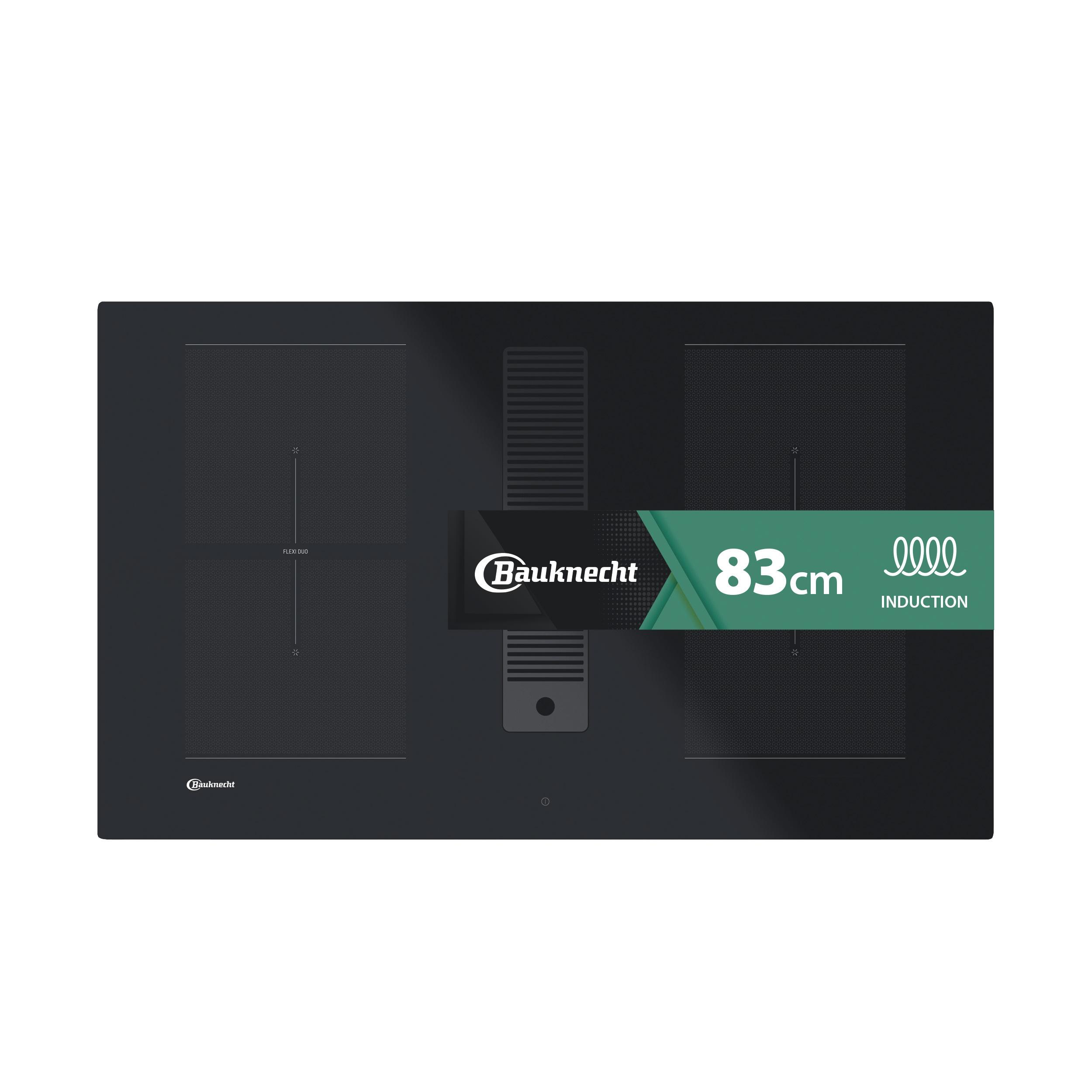Bauknecht Venting cooktop BVH832B Noir Frontal