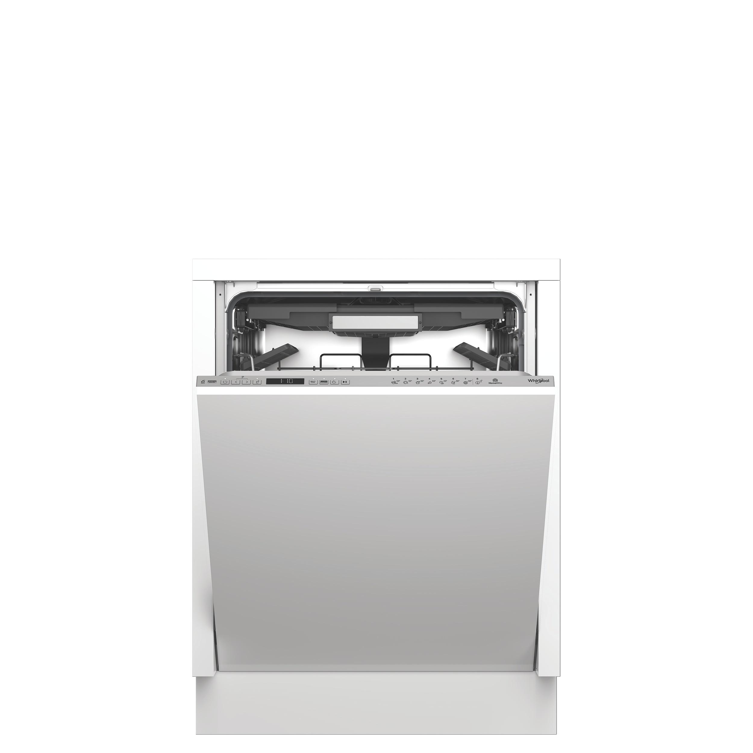Whirlpool vgradni pomivalni stroj: Srebrna barva, Standardna širina - WH7ITB14B3N6LW