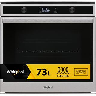 Електрическа фурна за вграждане Whirlpool: цвят инокс, самопочистваща се - W6 OM5 4S H