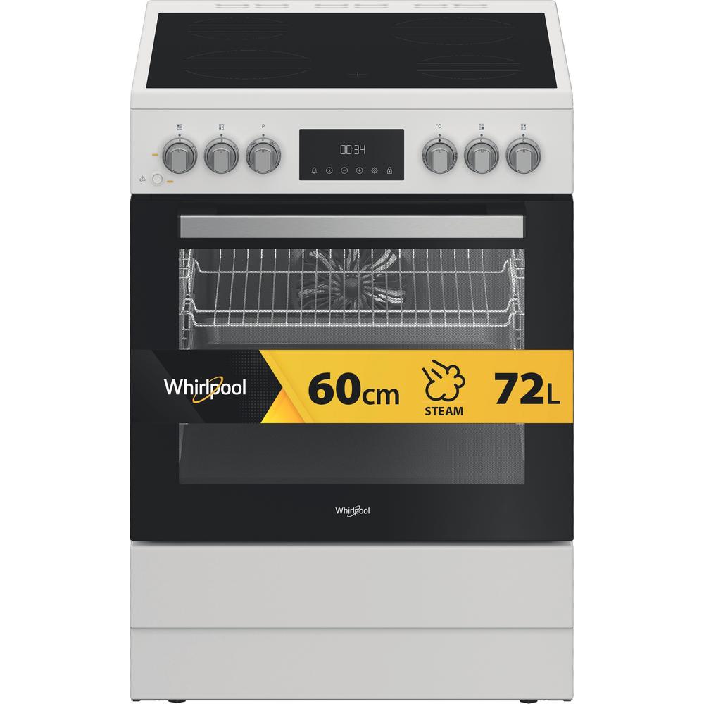 Whirlpool Готварска печка W6V8LCSW Бял Електрическо Hero image