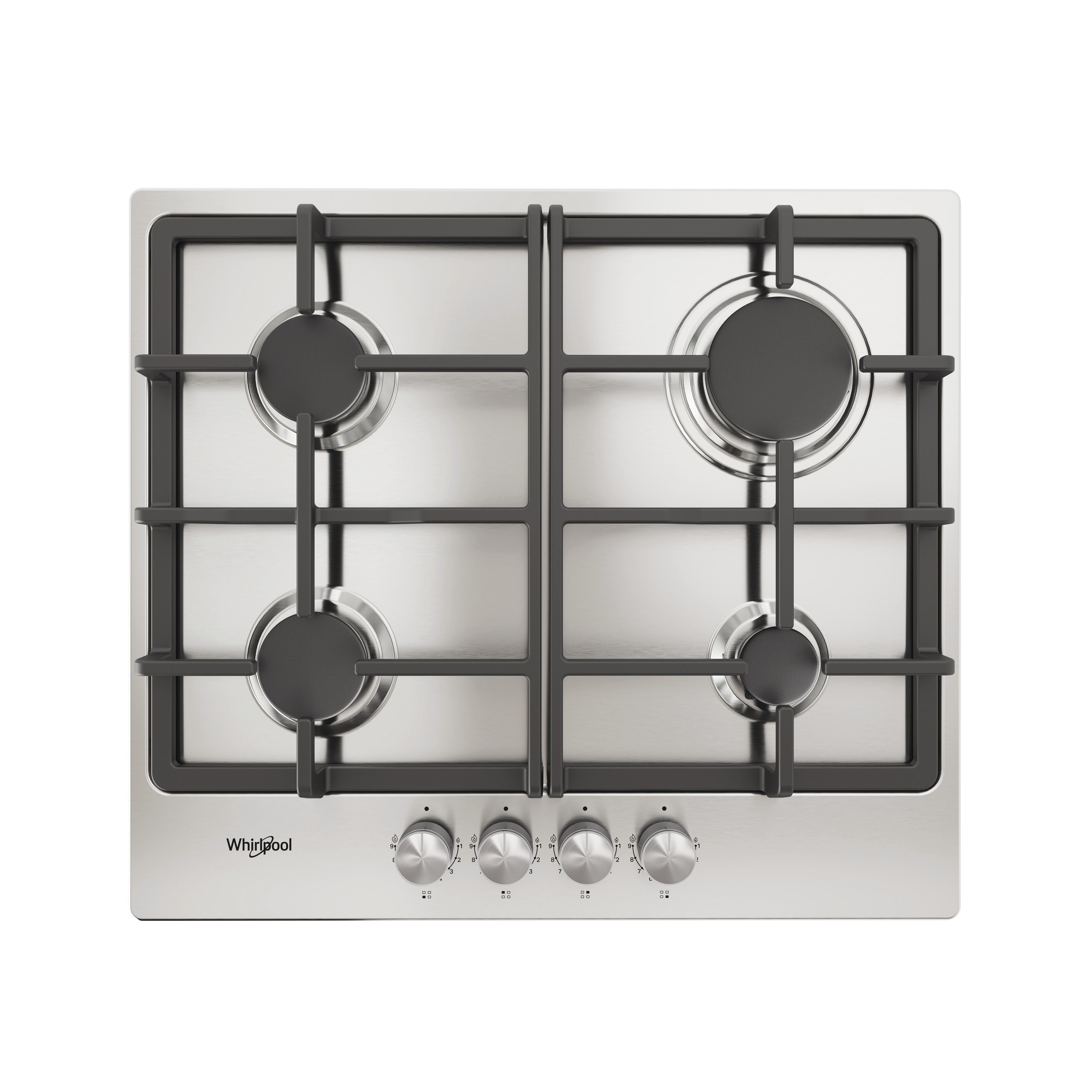 Whirlpool Μονάδα εστιών TGML 660 IX Inox Γκαζιού Frontal