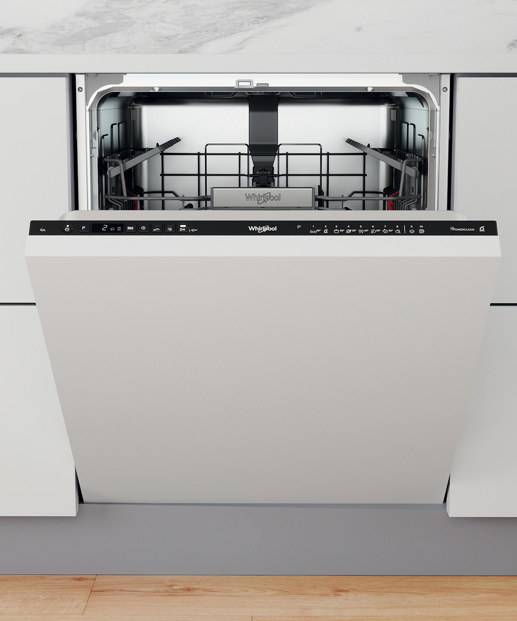 Whirlpool Maşină de spălat vase Încorporabil WIO 3T133 PE 6.5 Full-integrated D Frontal