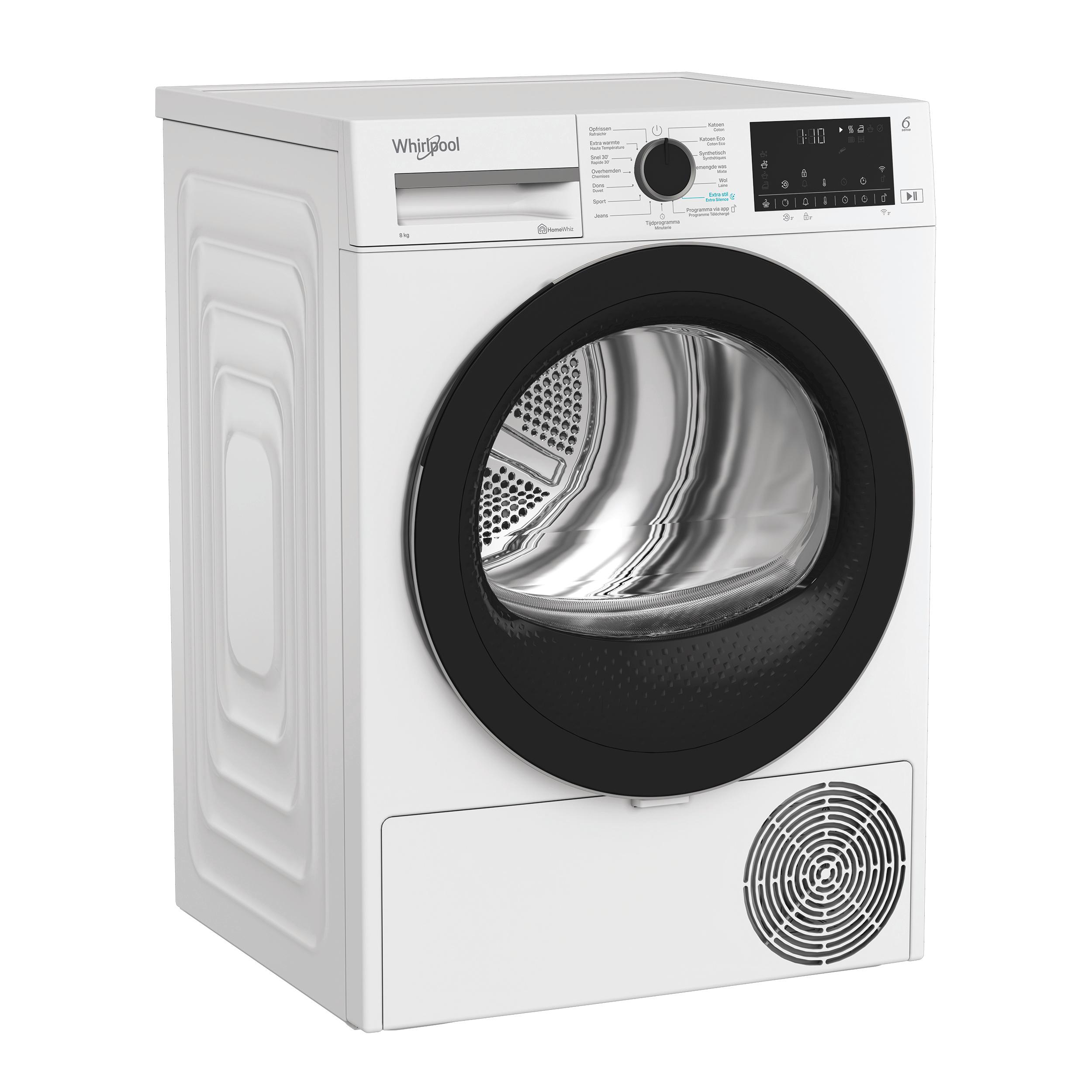 Whirlpool Sèche-linge C WD 84M WBS BE Blanc Perspective