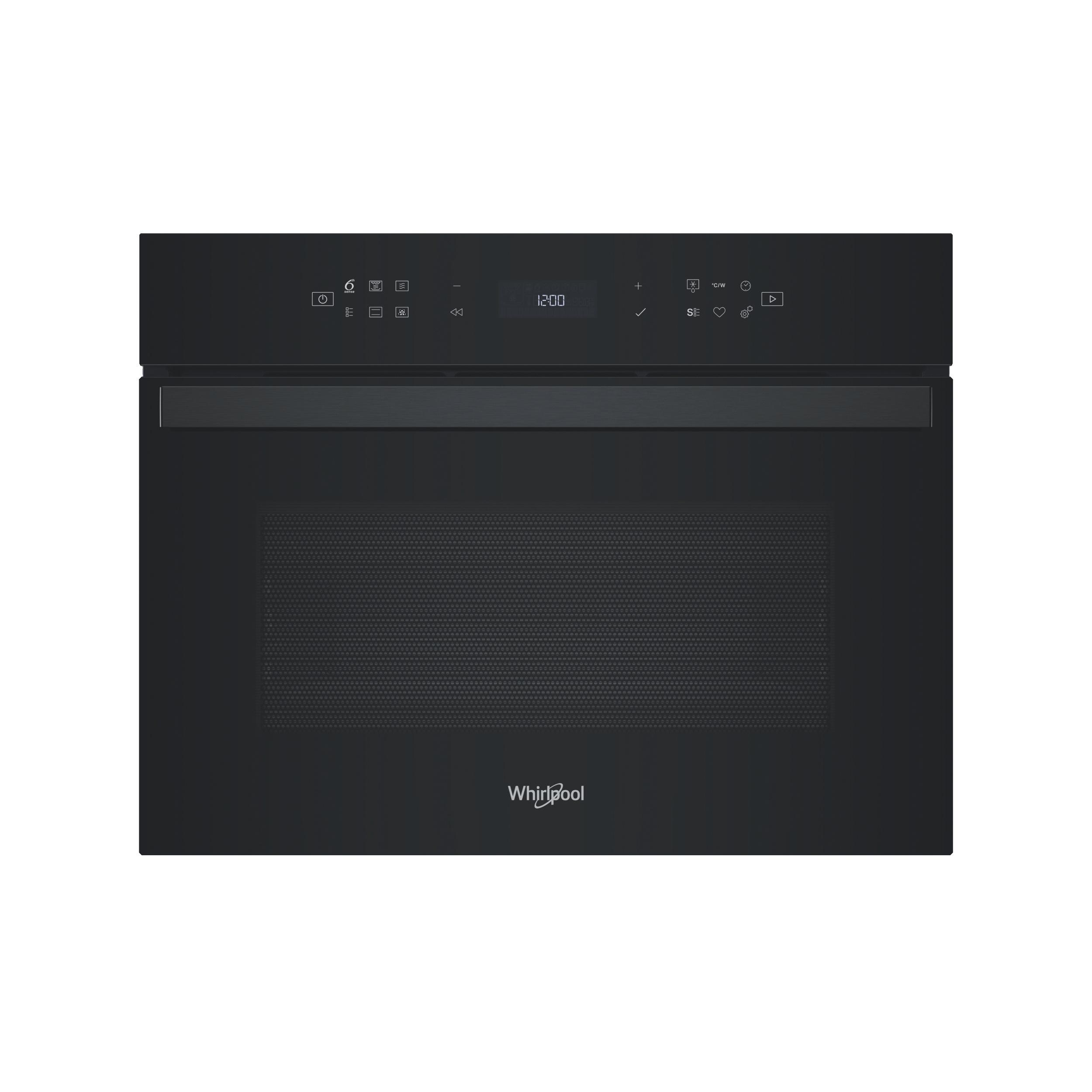 Whirlpool Microgolfoven Inbouw WCW76HTB Zwart Elektronisch 53 Combimicrogolfoven 950 Frontal