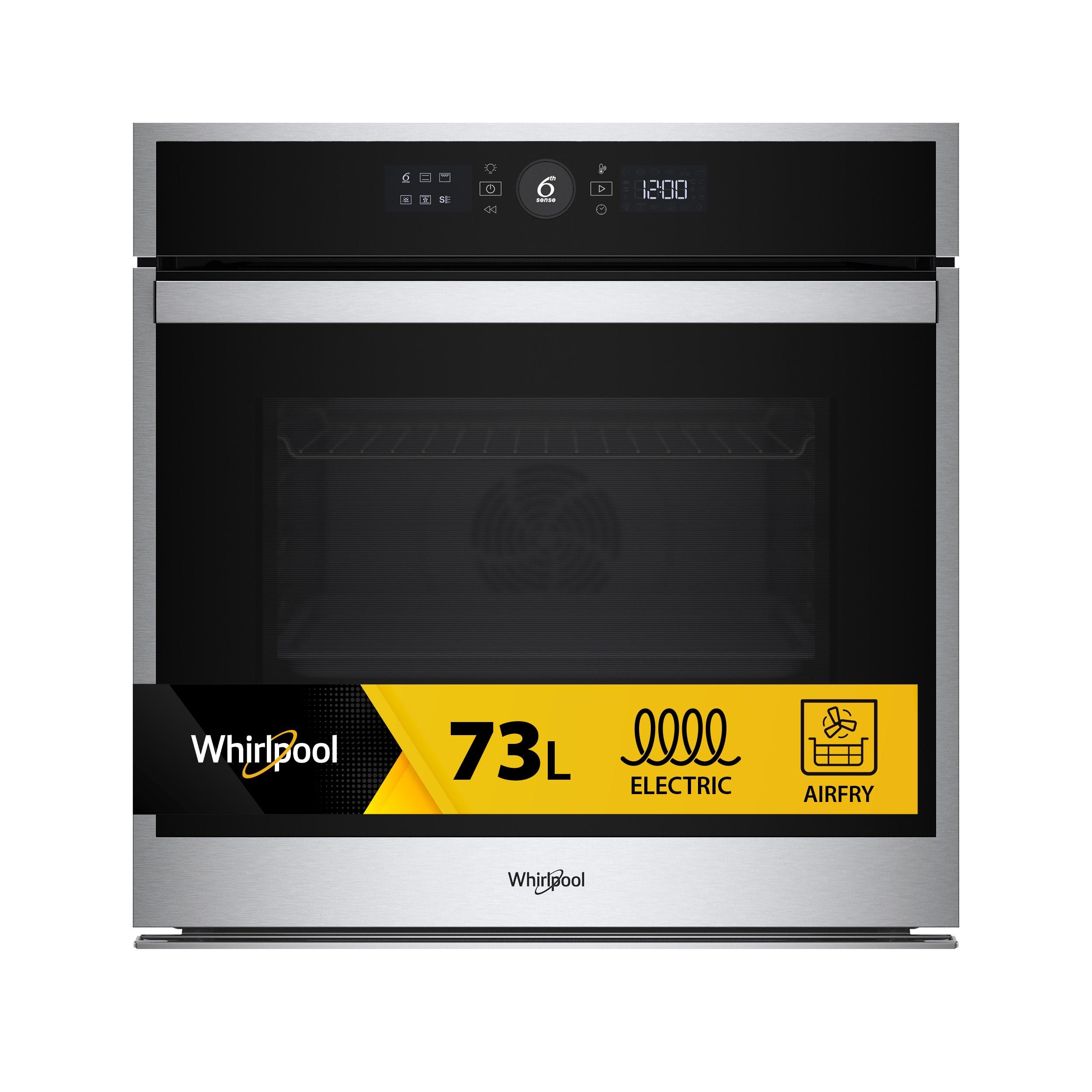 Електрическа фурна за вграждане Whirlpool: цвят инокс, самопочистваща се - WOI4S8HM0SXA