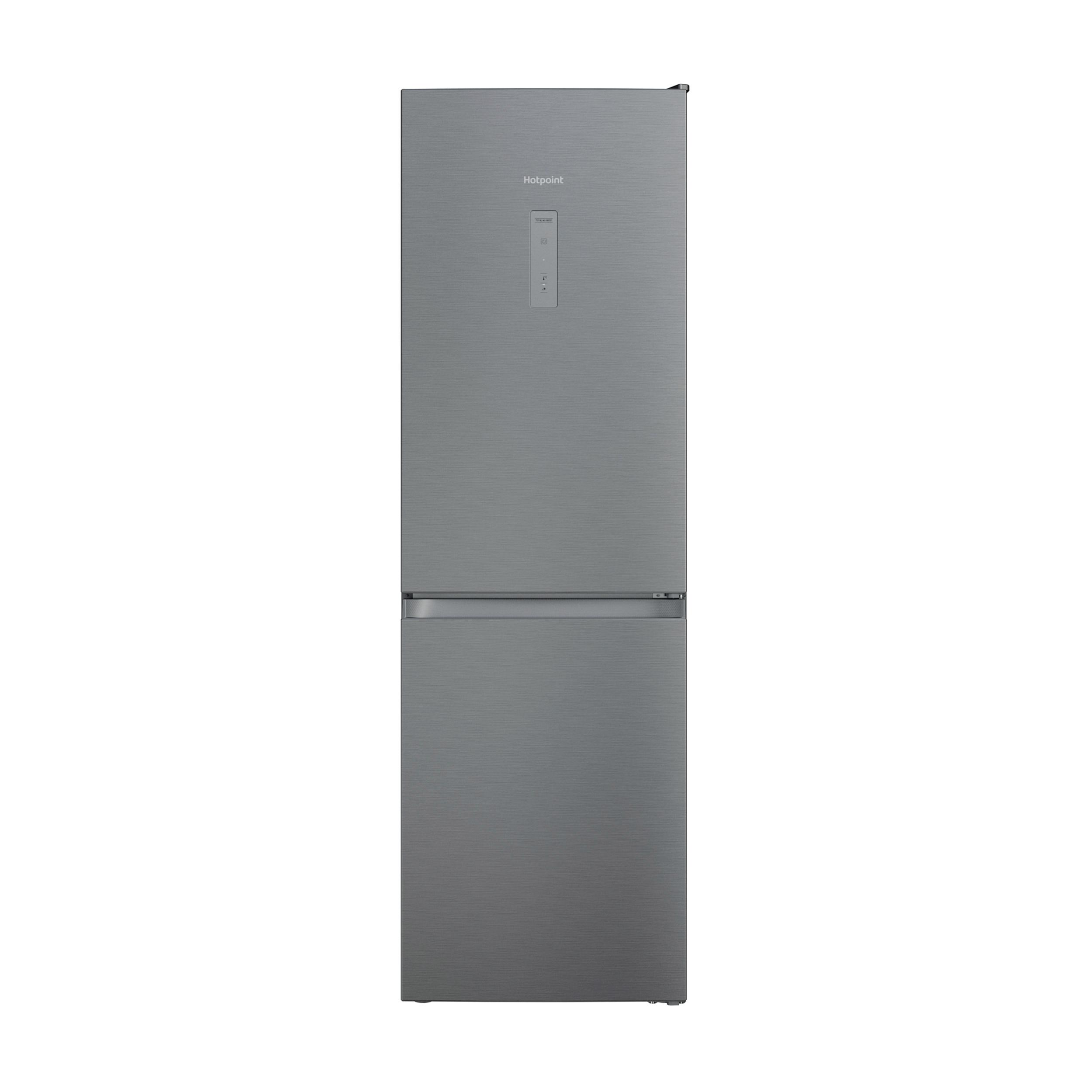 Hotpoint Fridge-Freezer Combination Free-standing H5X 82O SX Saturn Steel 2 doors Frontal