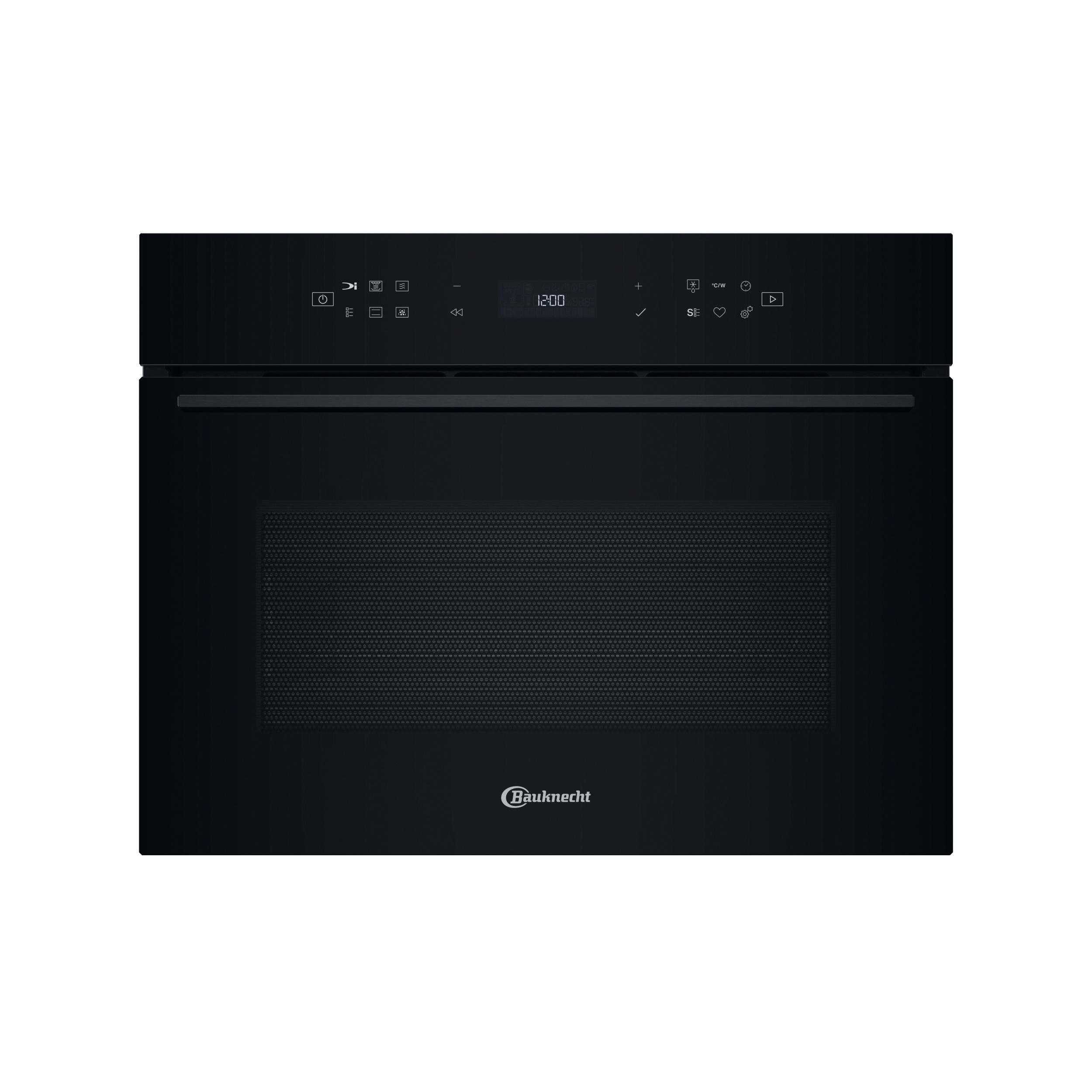 Bauknecht Four micro-ondes Encastrable BCW7O7HTSK Noir Electronique 53 Four à micro-ondes combiné 950 Frontal