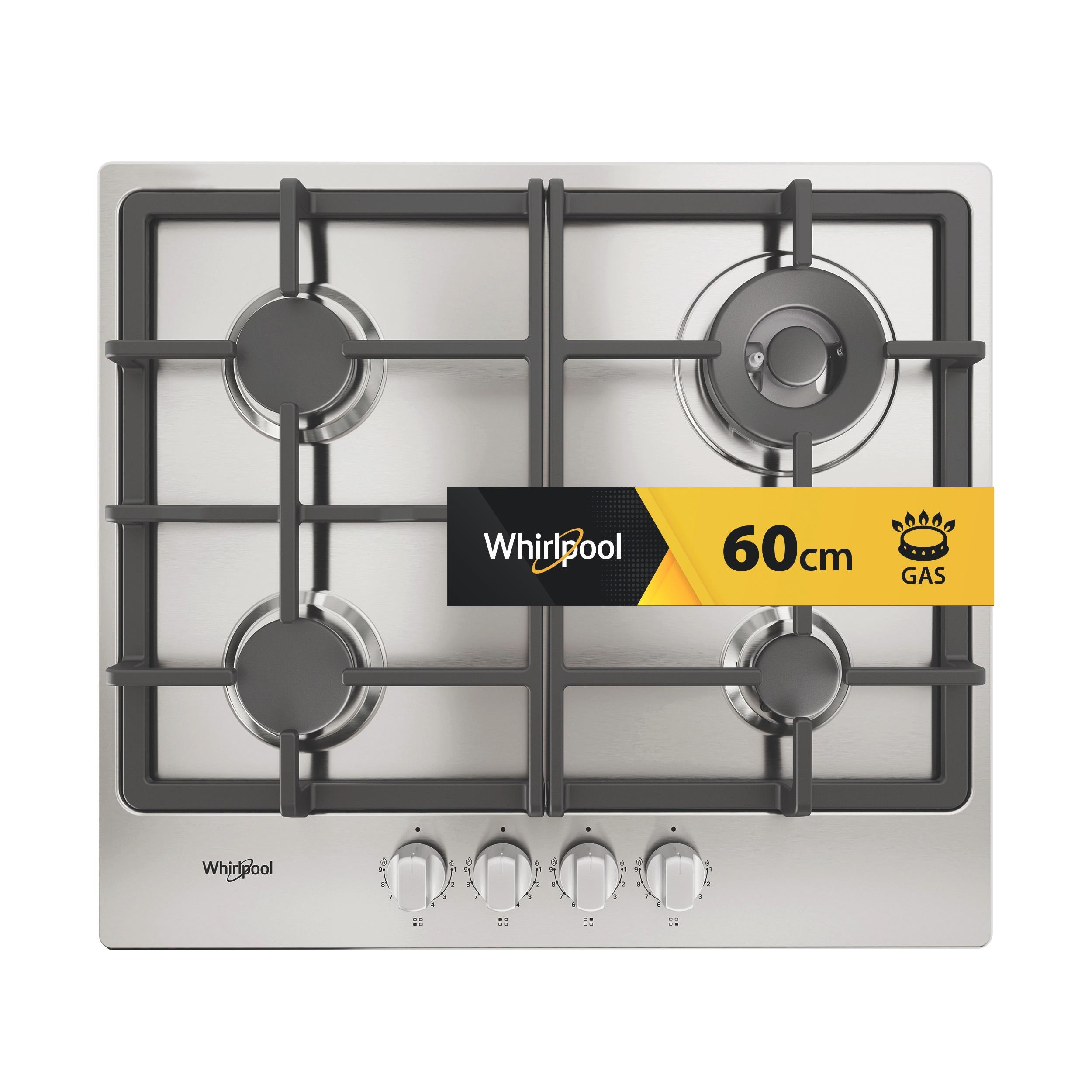 Whirlpool Варильна поверхня TGML 661 IX R Нержавіюча сталь Газова Hero image