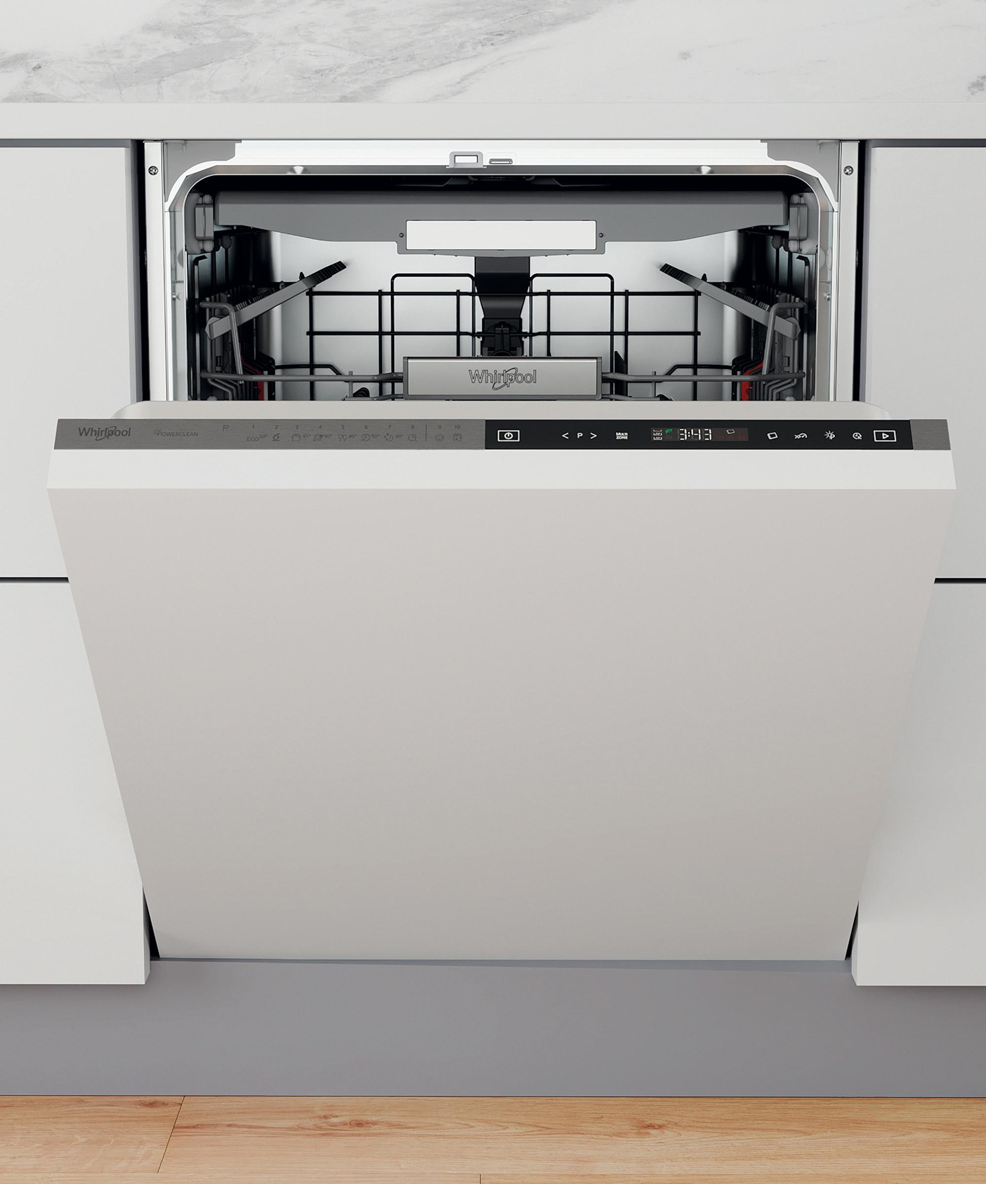 Whirlpool Myčka nádobí Vestavné WCIP 4O41 PFE Full-integrated C Frontal