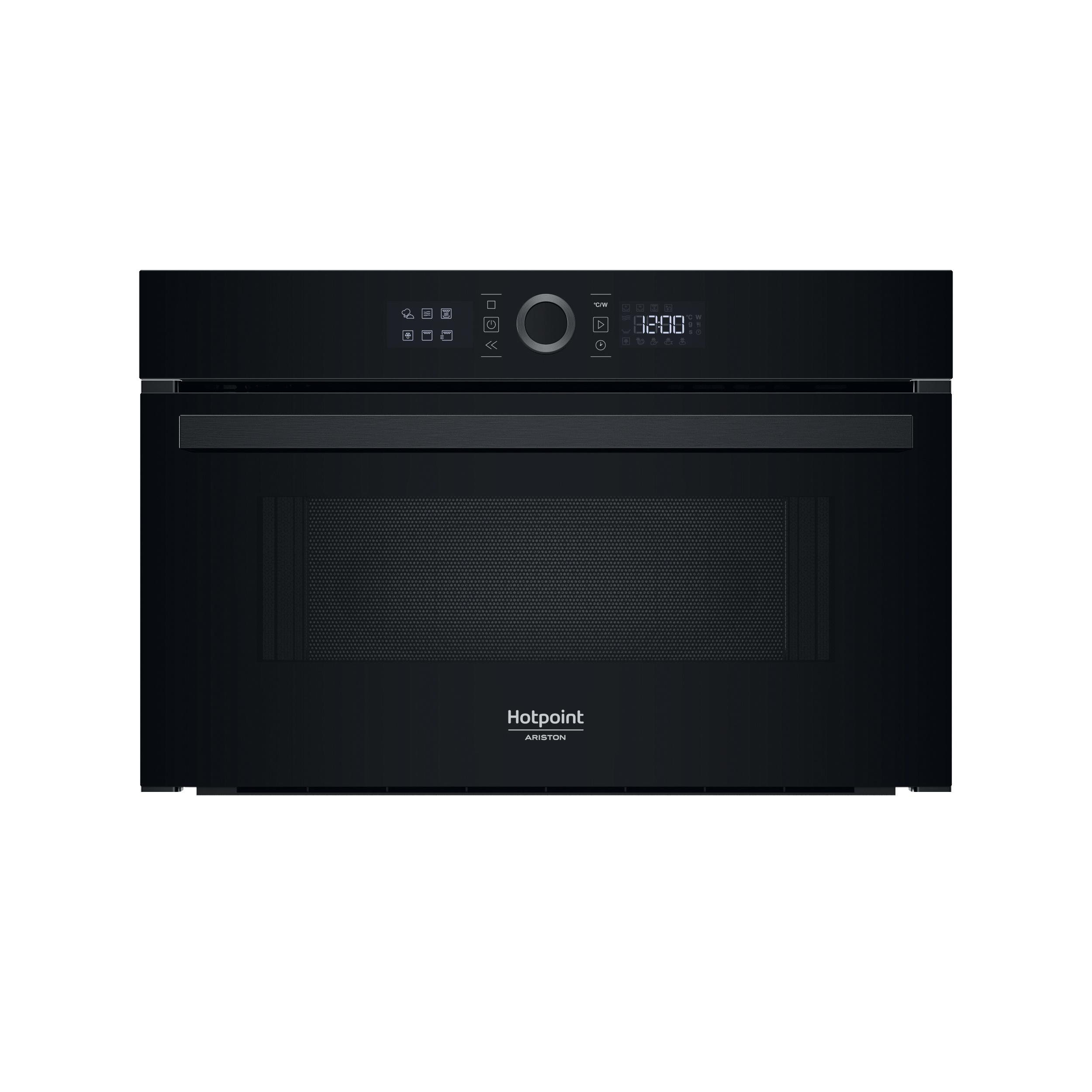 Hotpoint_Ariston Микровълнова За вграждане HAMD54MB Черно Електронно 31 Микровълни + функция „грил” 1000 Frontal