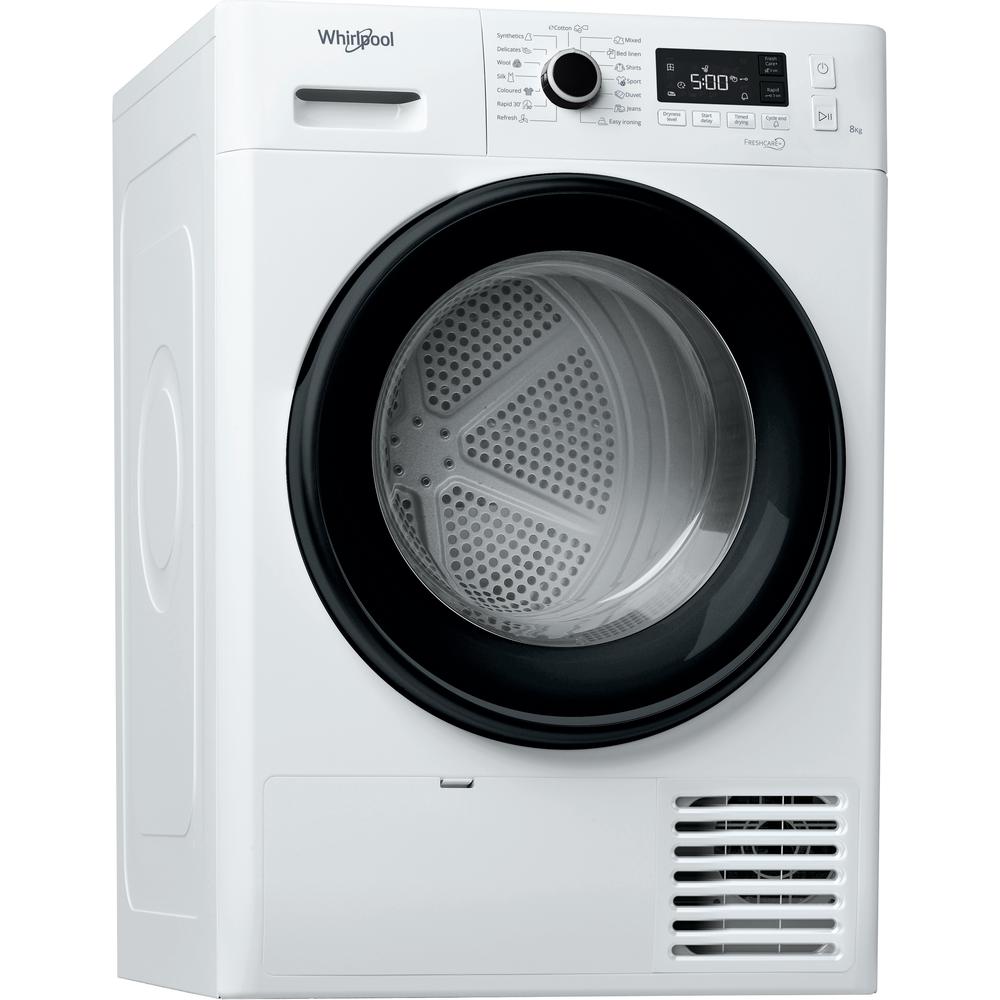 Whirlpool Dryer FT M11 82B EE Bela Perspective