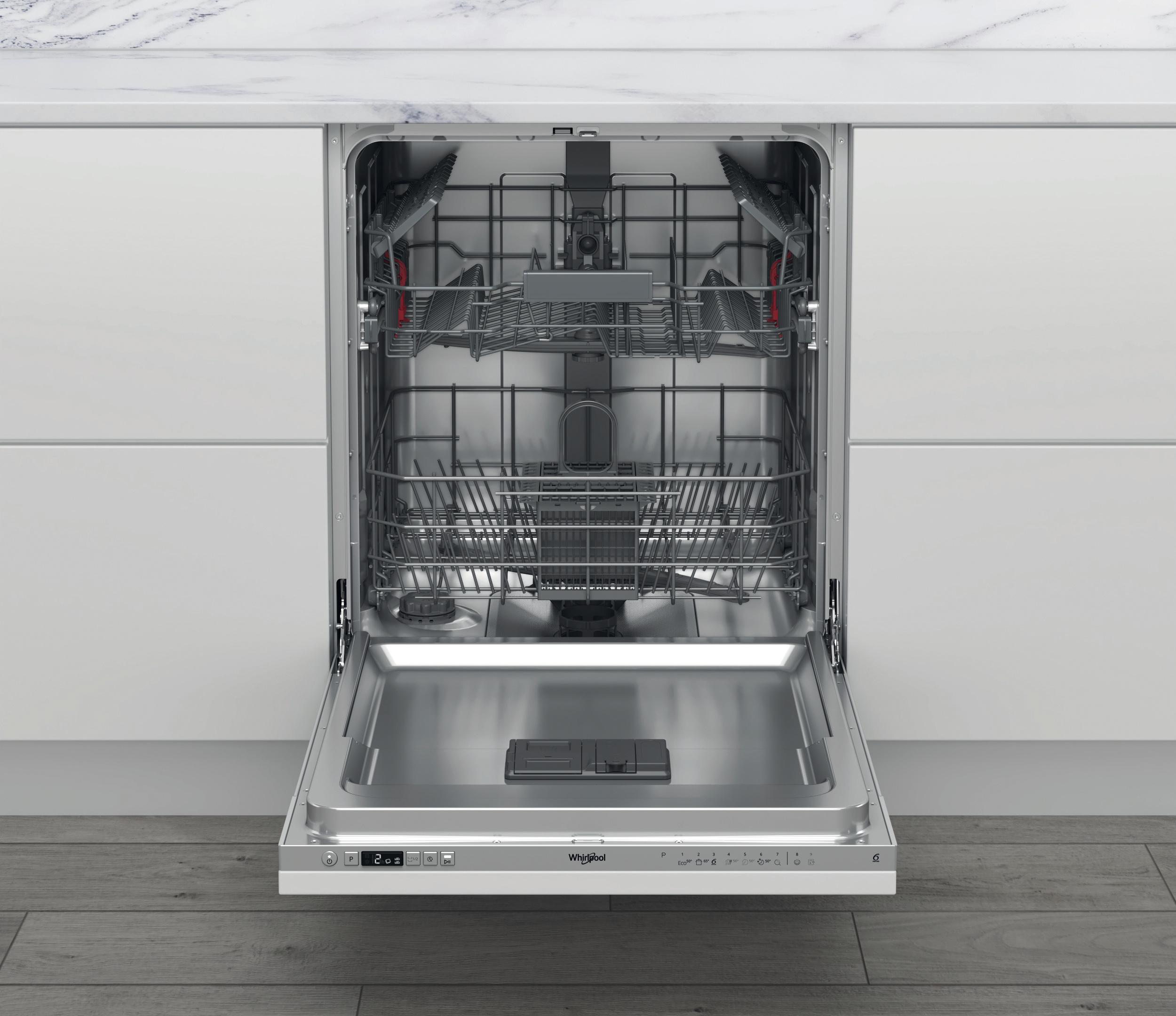 Whirlpool Lave-vaisselle Encastrable W3I D534S S Tout intégrable D Lifestyle frontal open