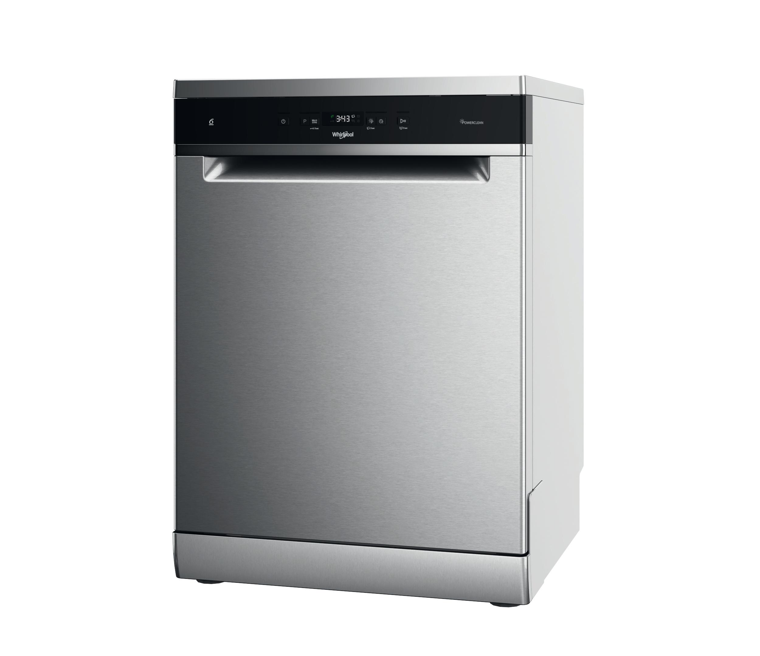 Whirlpool Mosogatógép Szabadonálló WH3FD14BN7X Szabadonálló D Perspective