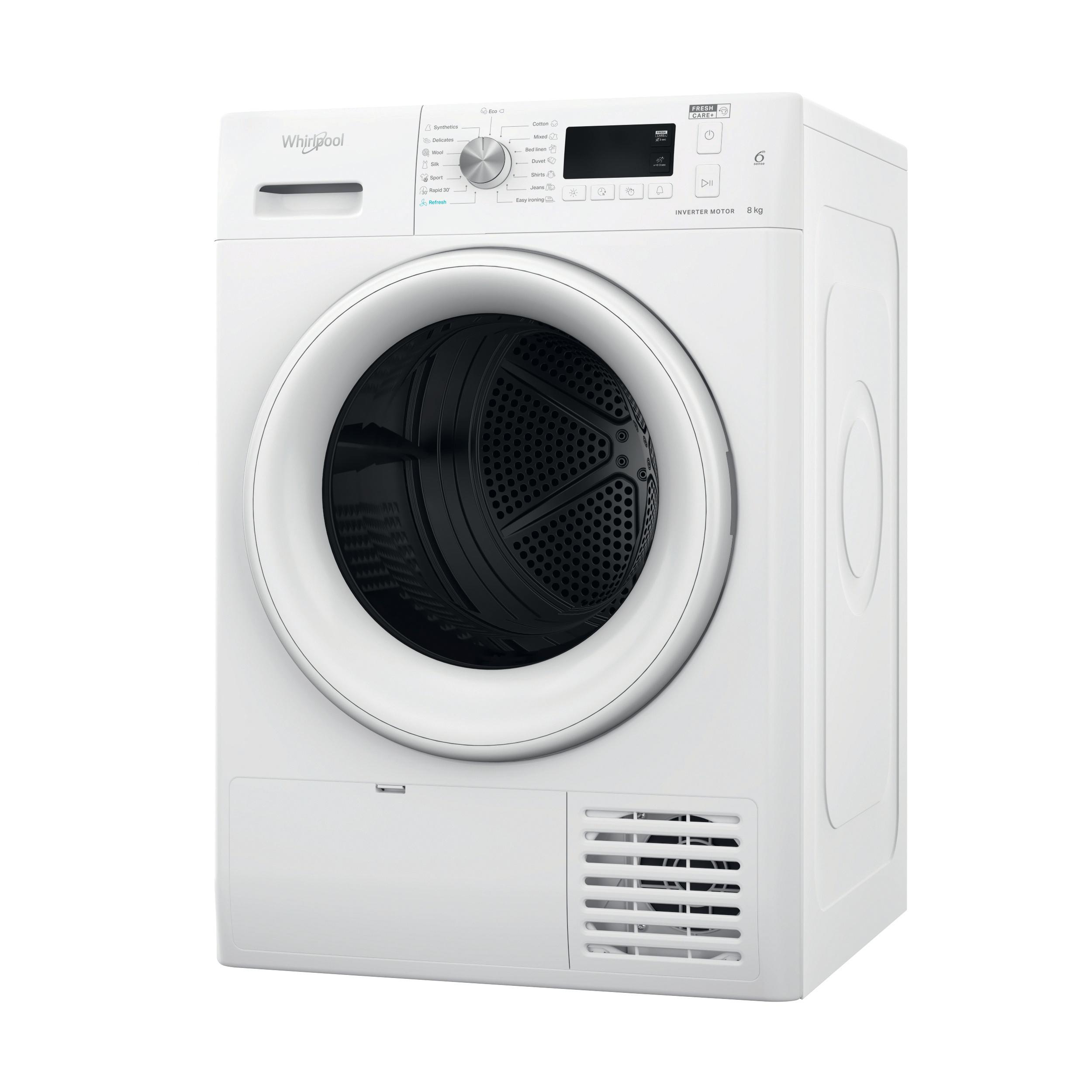 Whirlpool Szárító FFT M11 8X3 EE Fehér Perspective