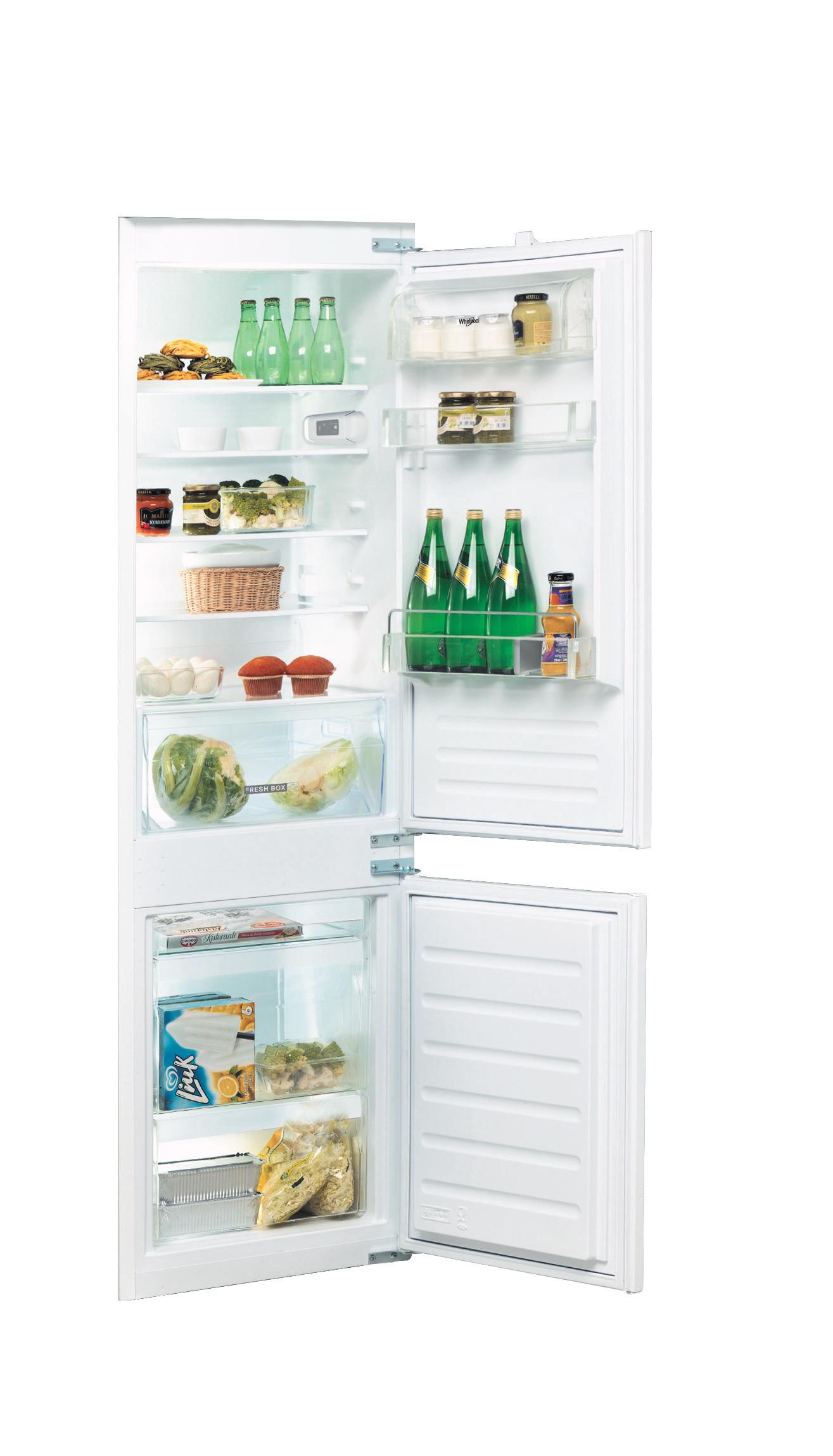 Whirlpool Kombinovaná chladnička s mrazničkou Vestavné ART 66001 E Bílá 2 doors Perspective open