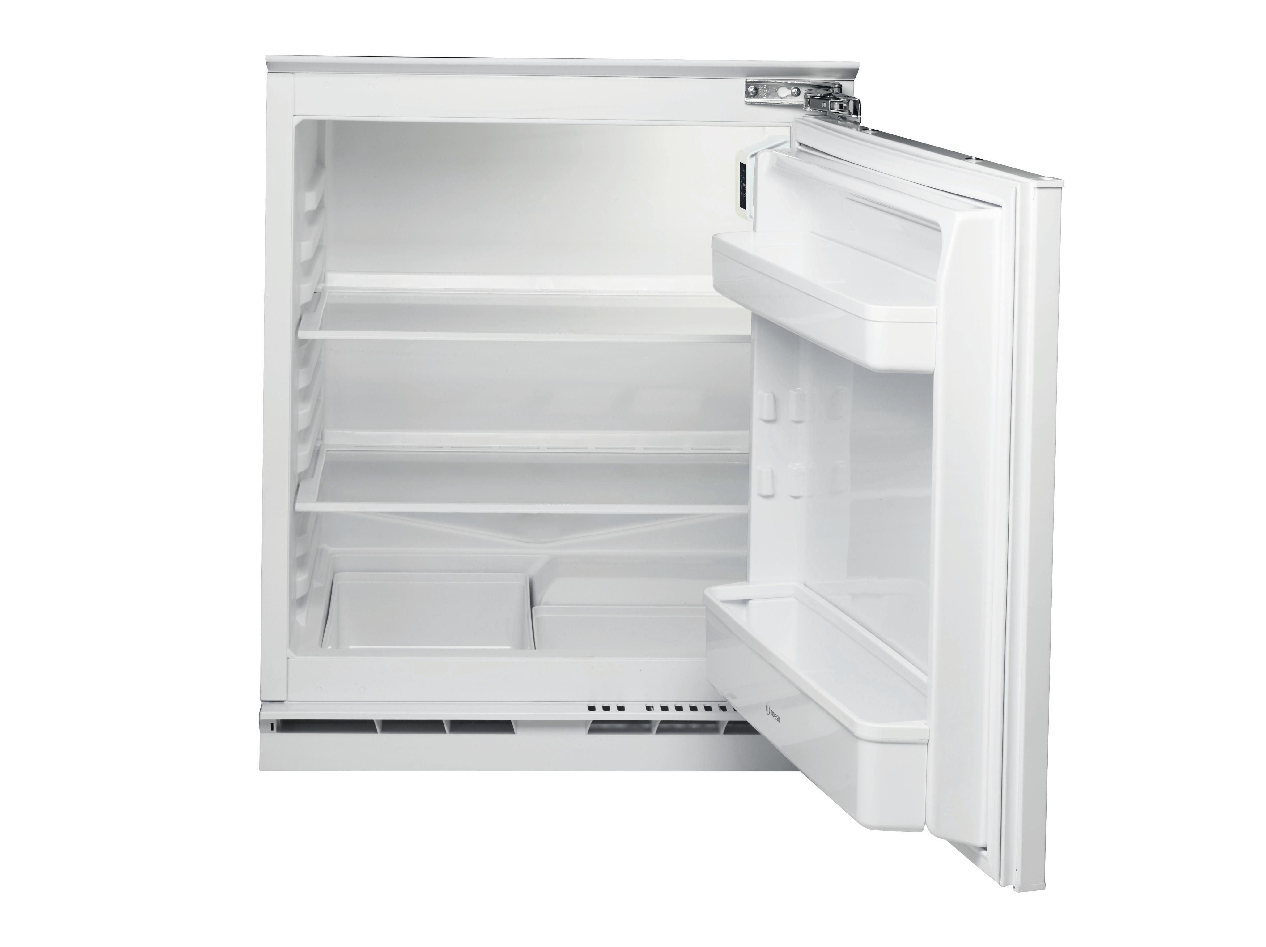 Indesit Refrigerator Built-in INBUL011.UK Steel Frontal open