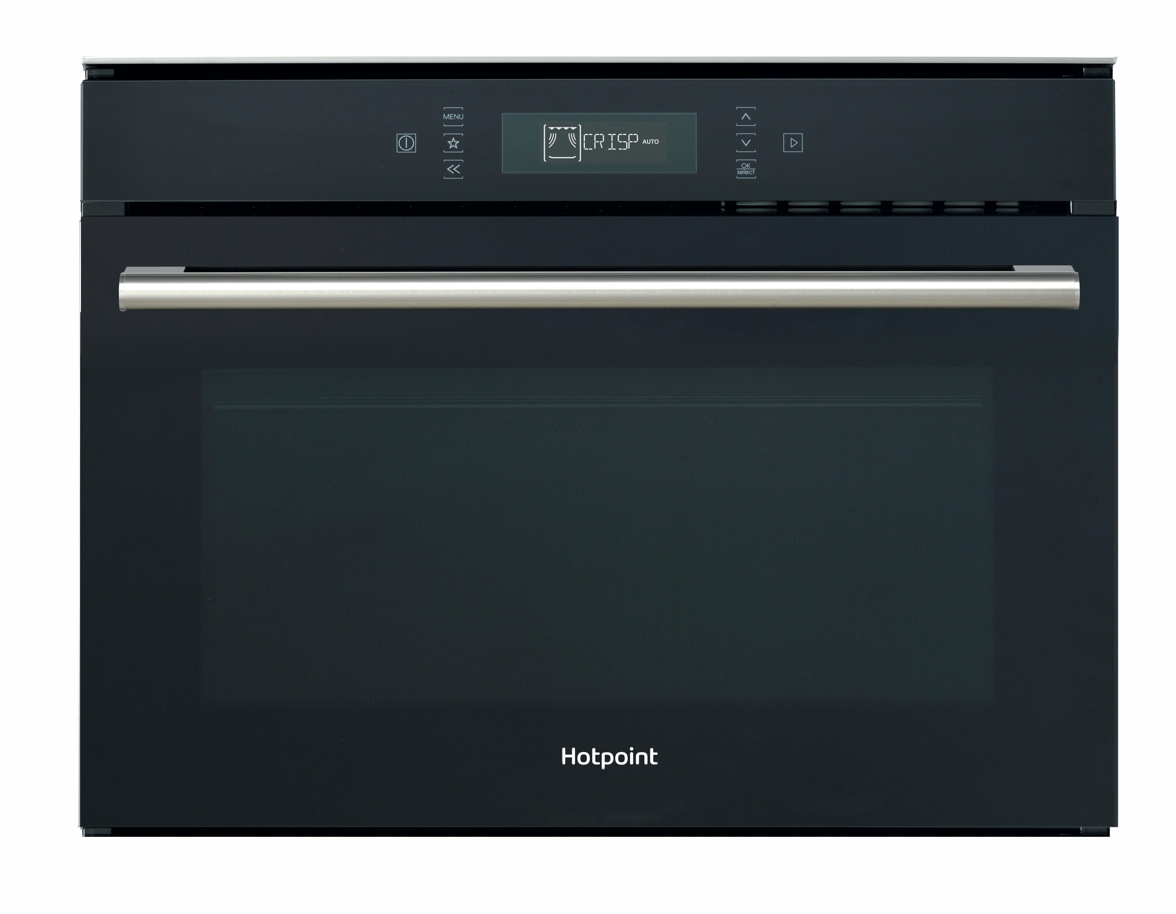 Hotpoint Microwave Built-in MP 676 BL H Black Electronic 40 MW-Combi 900 Frontal