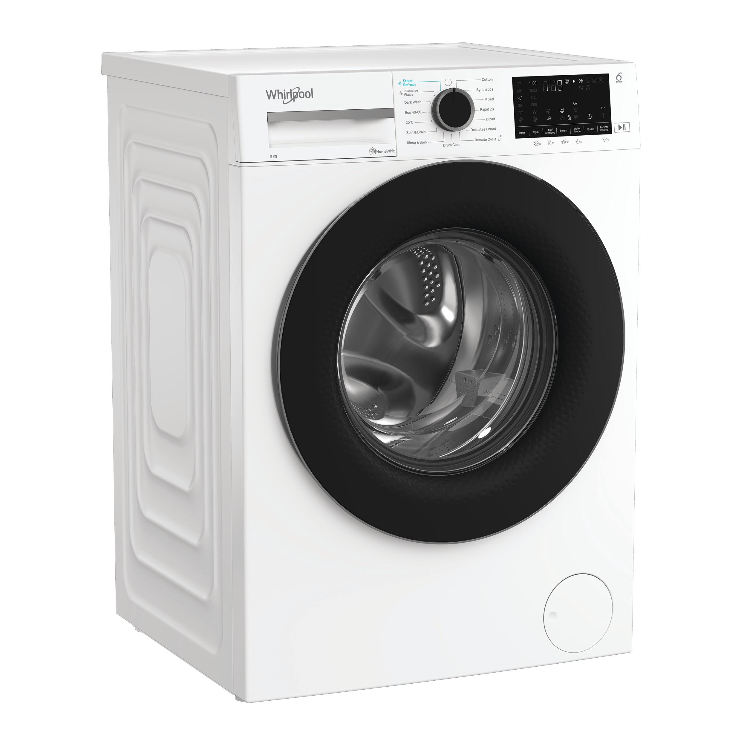 Whirlpool Washing machine Free-standing WAM 99 WB IRE White Front loader A Perspective