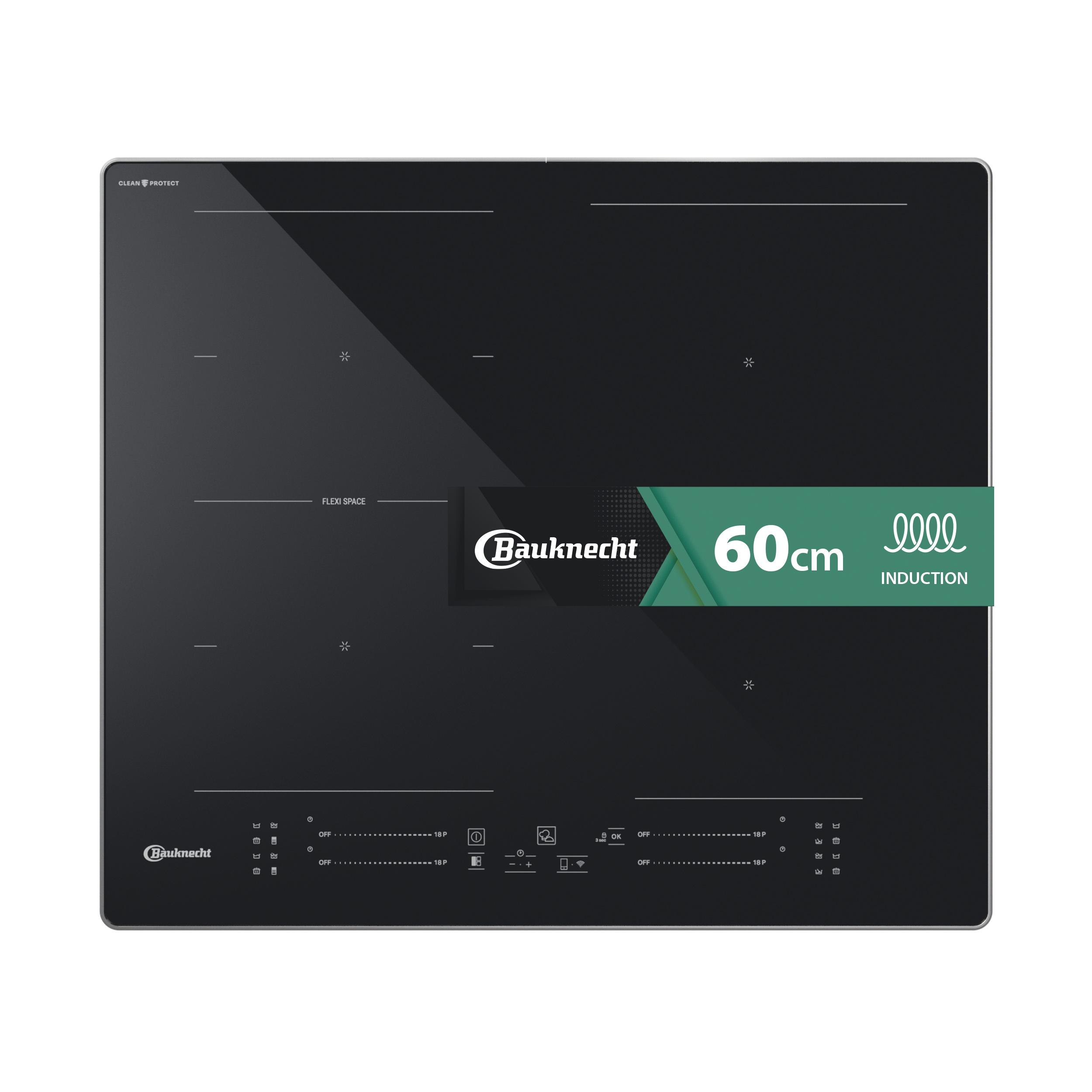 Bauknecht Kogeplade BS 5860F CPAL Black Induction vitroceramic Hero image