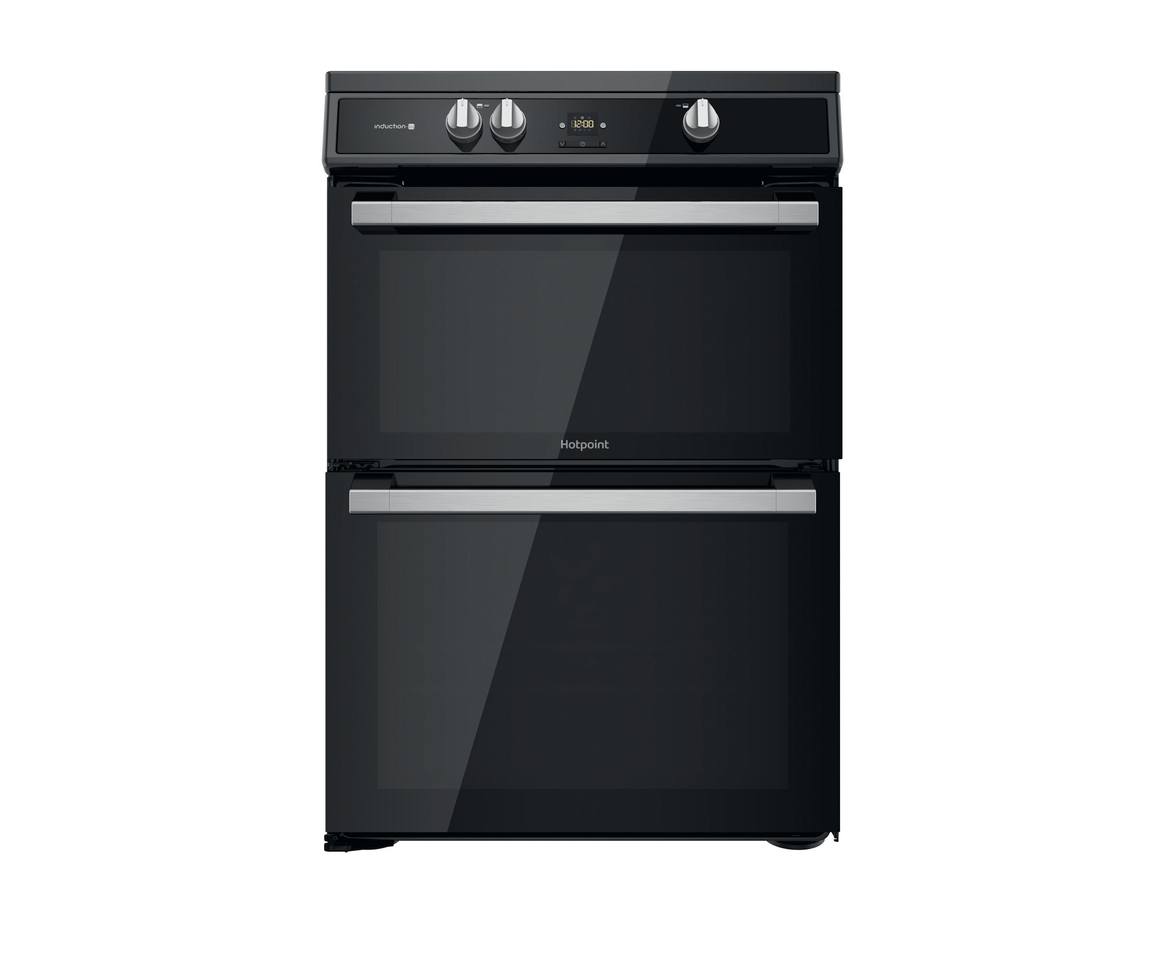 Hotpoint Induction Double Cooker - Black - 60cm - A Rated - HDT67I9HM2C/UK