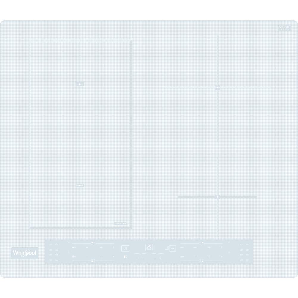 Whirlpool Plīts virsma WL B4560 NE/W Balts Induction vitroceramic Frontal