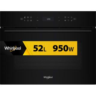 Whirlpool Four à micro-ondes Encastrable WCW7O7HTSB Noir Électronique 53 Micro-ondes combiné 950 Frontal