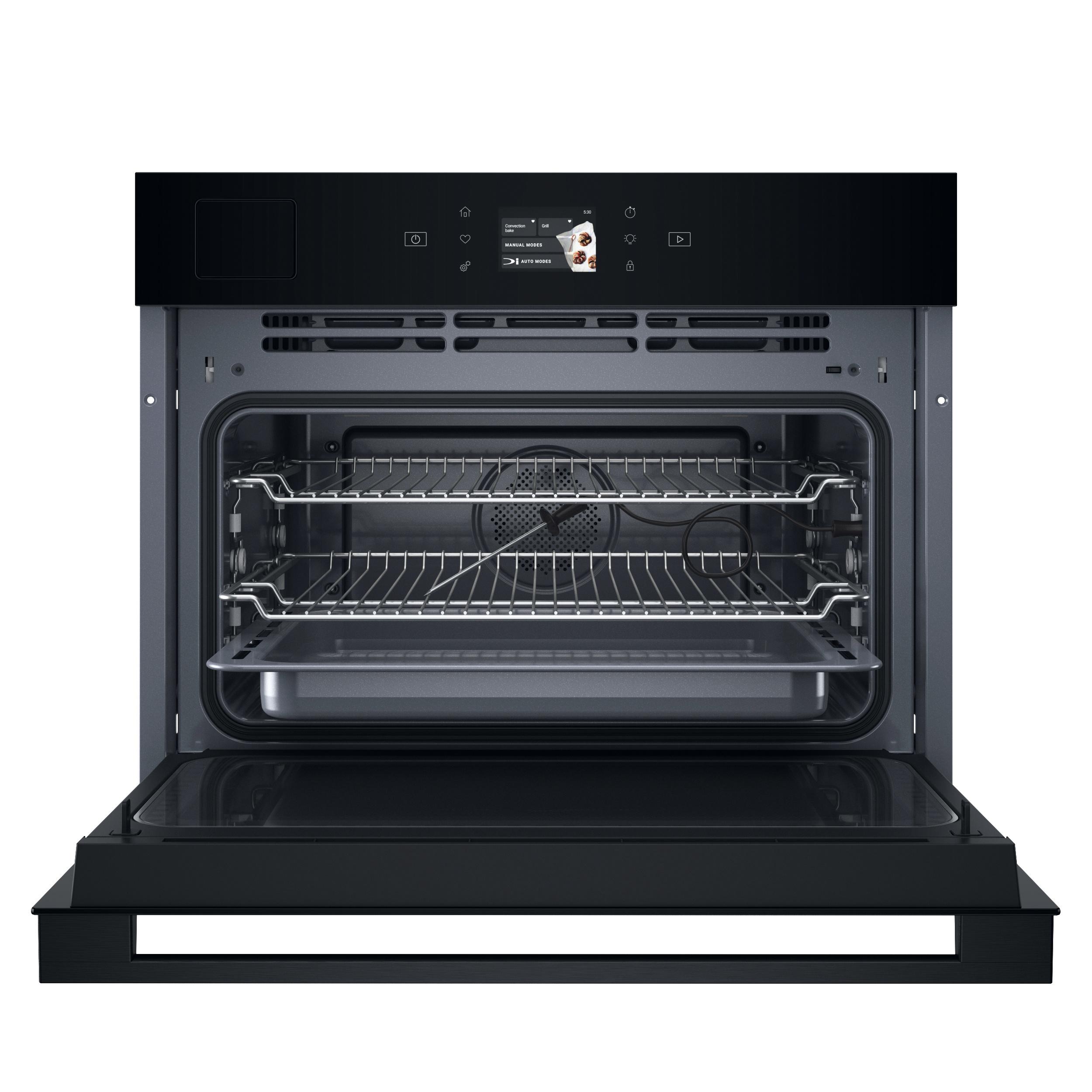 Bauknecht Microonde Apparechio incasso BCT9A9PHTSKA Nero Elettrico 53 Funzionamento combinato con forno a microonde 950 Frontal open