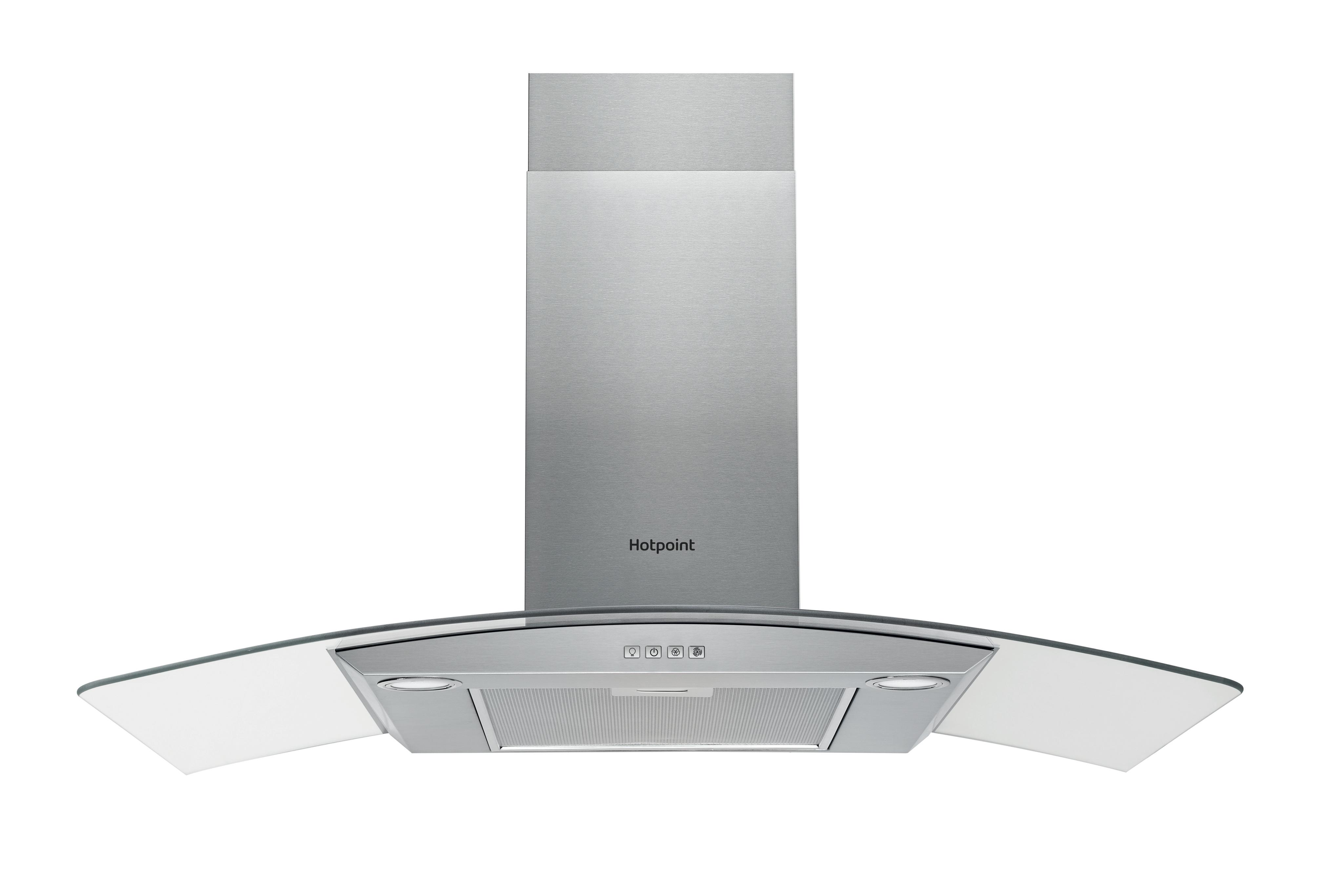 Hotpoint HOOD Built-in PHGC9.4FLMX Inox Wall-mounted Mechanical Frontal