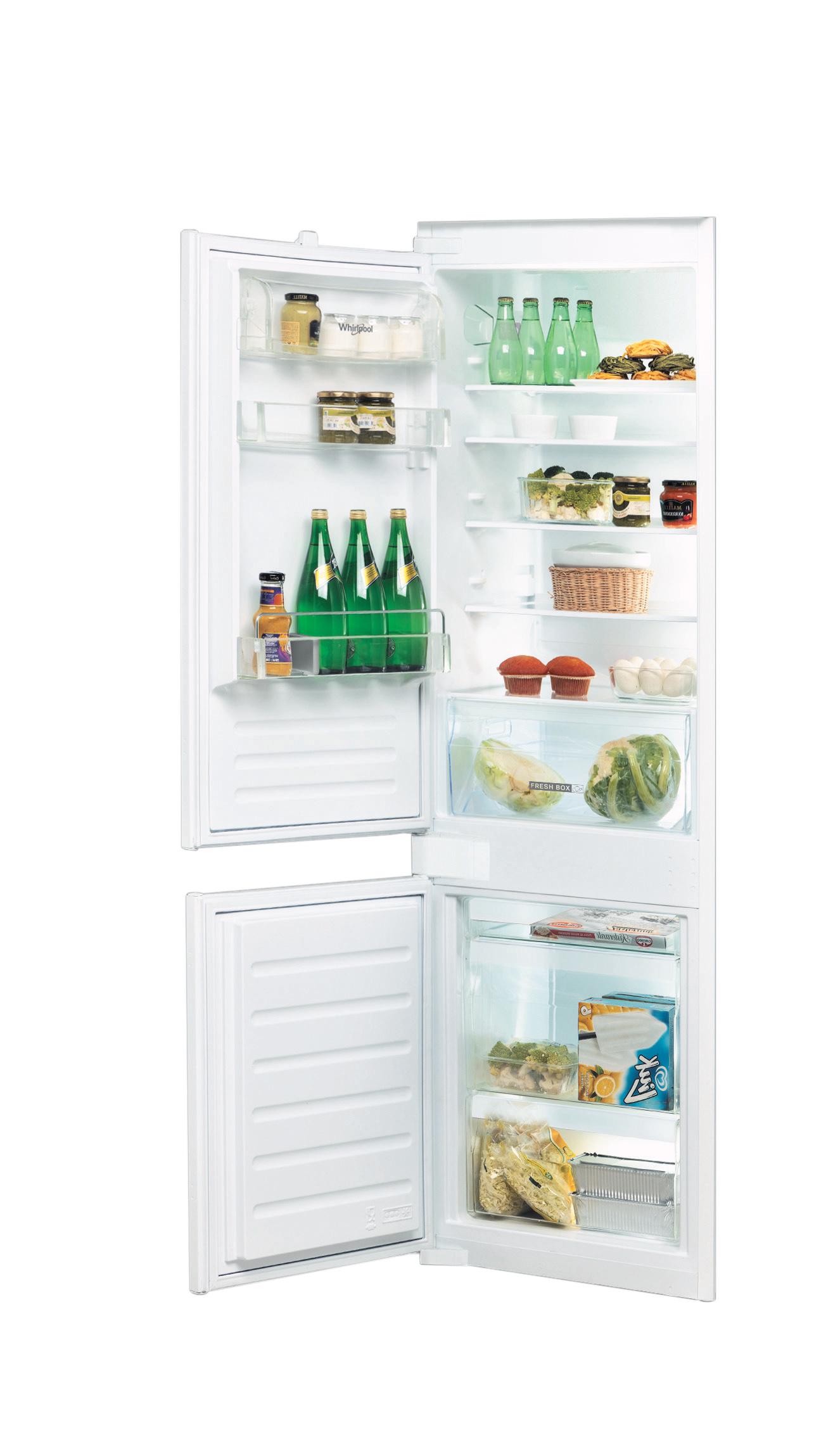 Whirlpool Racitor-congelator combinat Încorporabil ART 6600 LH E Alb 2 doors Perspective open