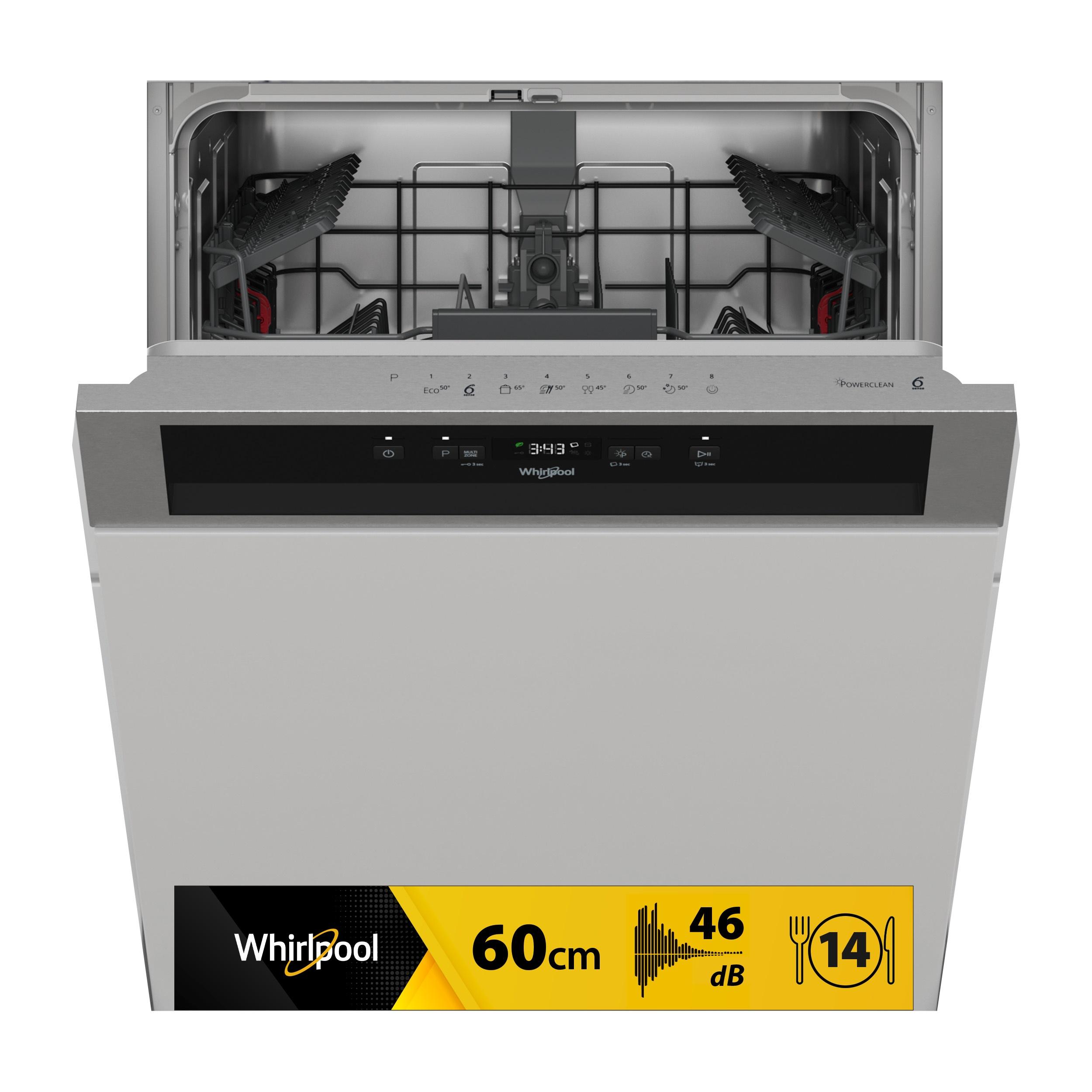 Whirlpool Lave-vaisselle Encastrable WB 6020 P X Int‚grable E Frontal