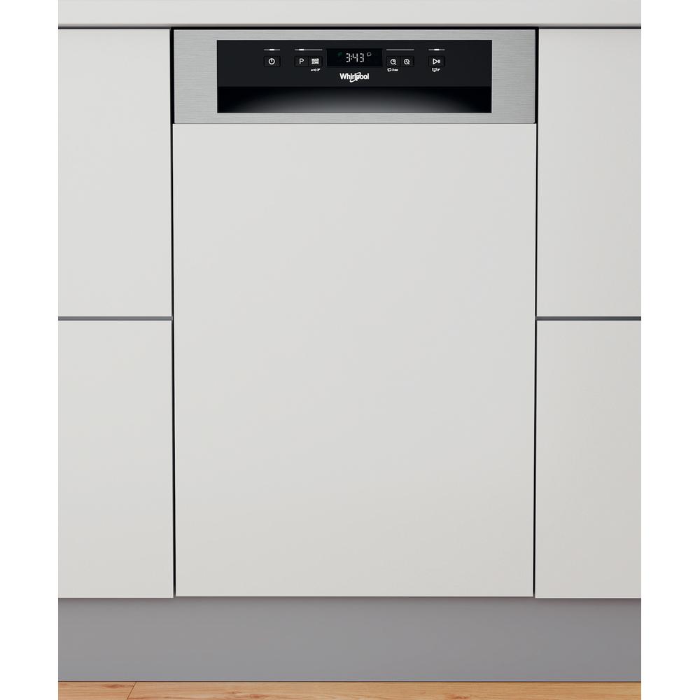 Whirlpool Πλυντήριο πιάτων Εντοιχιζόμενο WSBC 3M27 X Half-integrated Ε Frontal