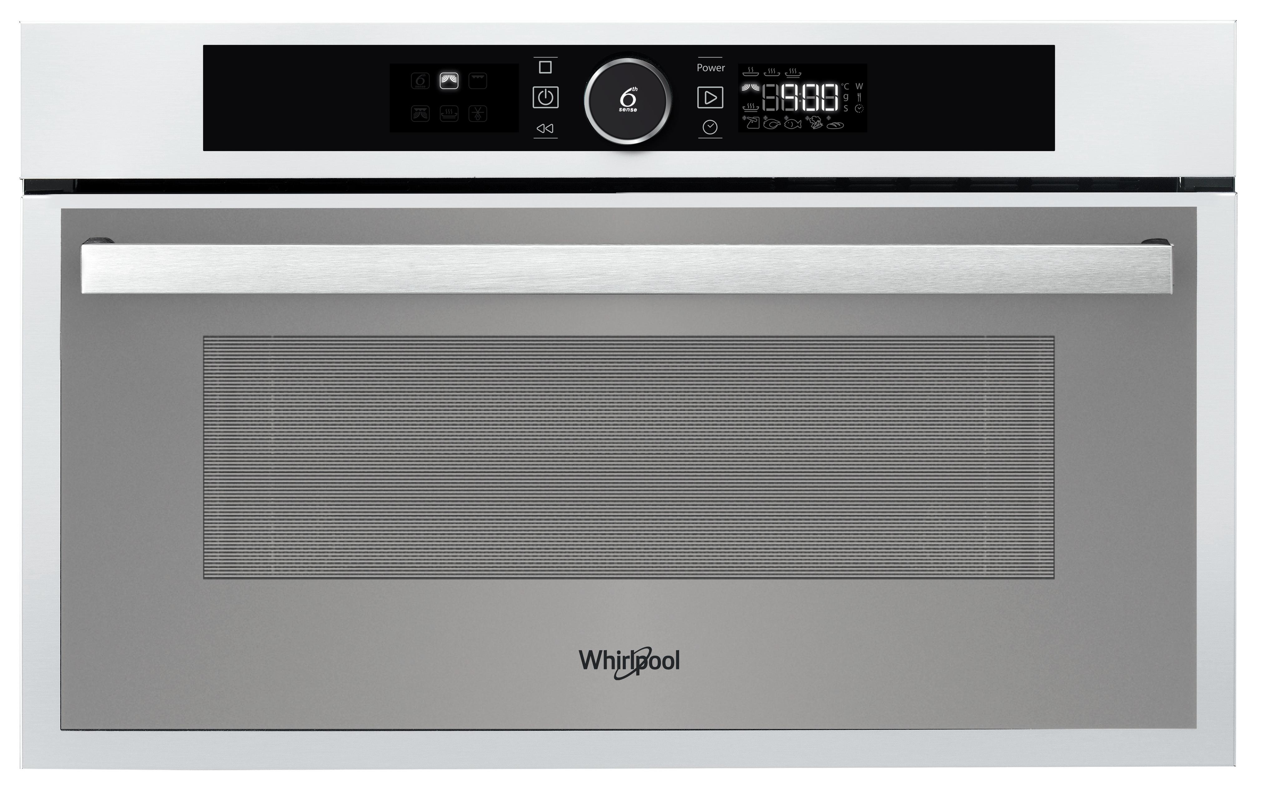 Whirlpool Microondas Encastre AMW 731/WH Blanco Electrónico 31 MW + Función Grill 1000.0 Frontal