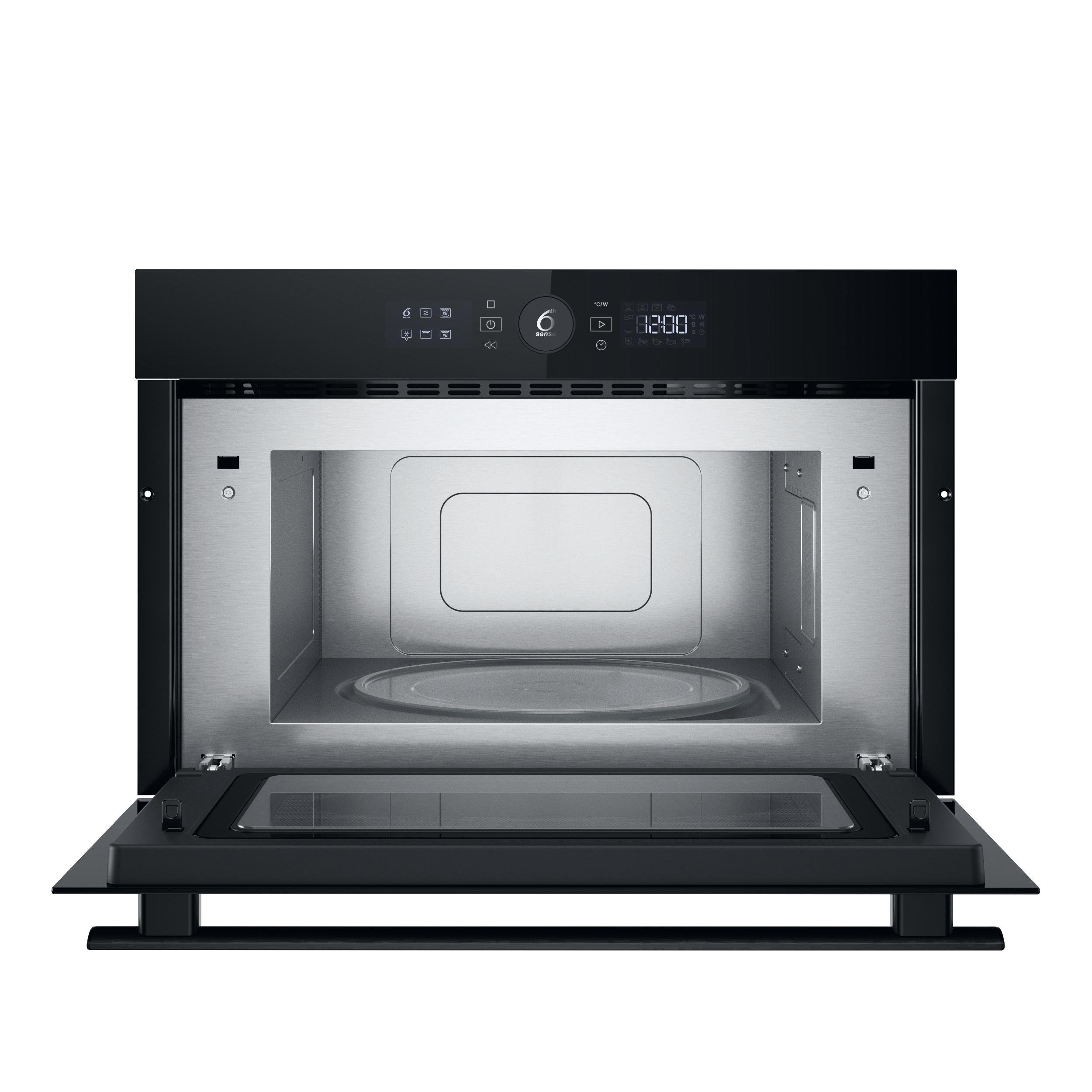 Whirlpool Microondas Encastre WMD44MB Negro Electrónico 31 MW + Función Grill 1000.0 Frontal open