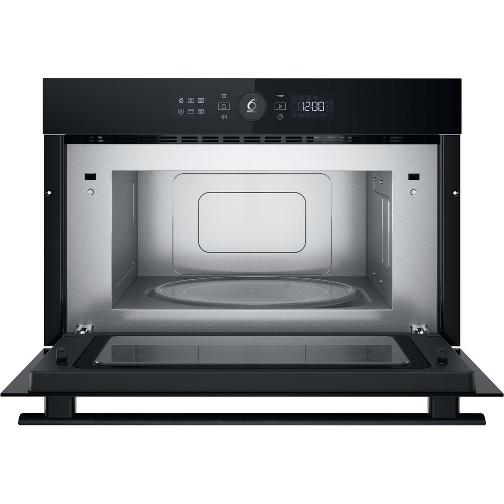 Whirlpool Микровълнова Вграден WMD44MB Черен Електронно 31 МВ+функция за грил 1000 Frontal open