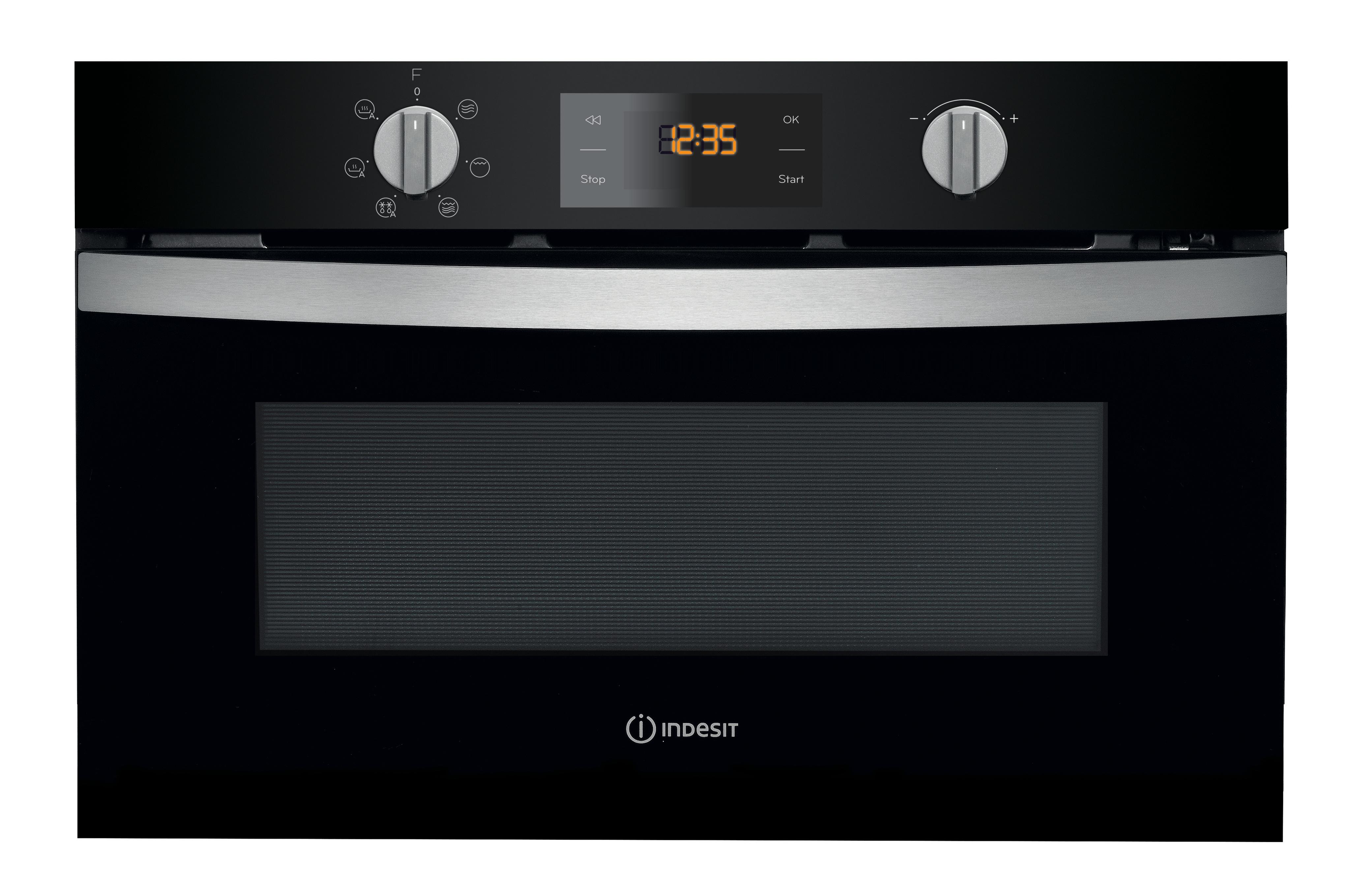 Indesit vstavaná mikrovlnná rúra: čierna farba - MWI 4343 BL