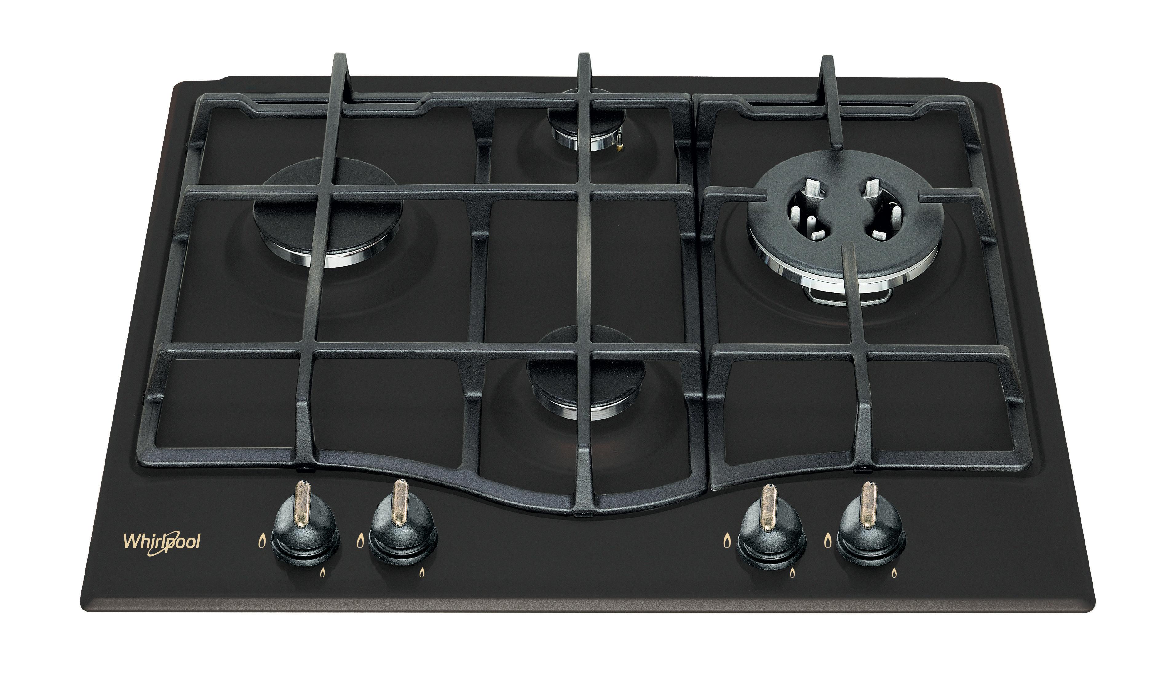 Whirlpool Varná doska GMT 6422 AN Antracit Plynová Frontal top down