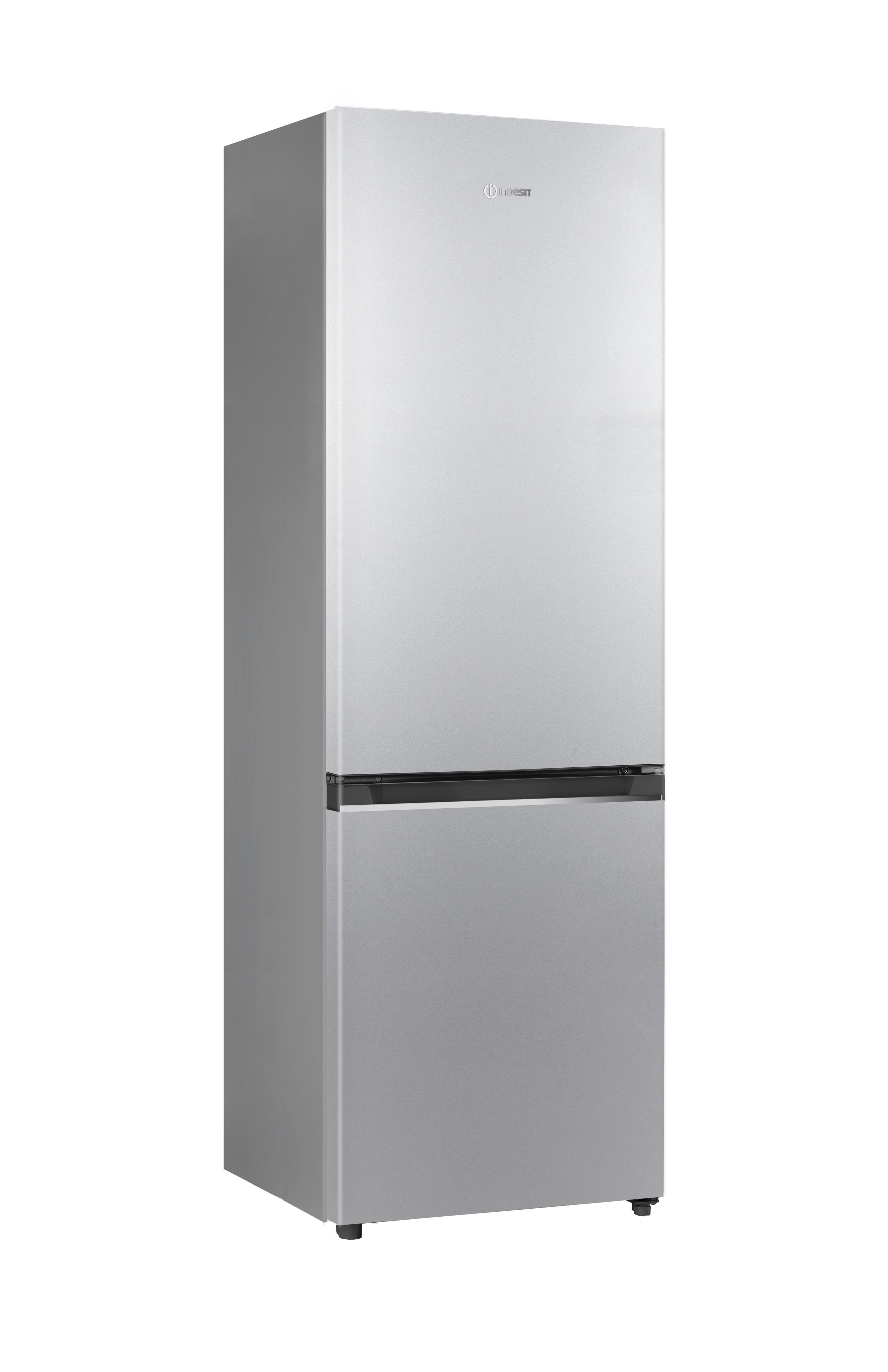 Indesit Kombinētais ledusskapis/saldētava Brīvi stāvošs INKS 8261 S4E Sudraba 2 doors Perspective