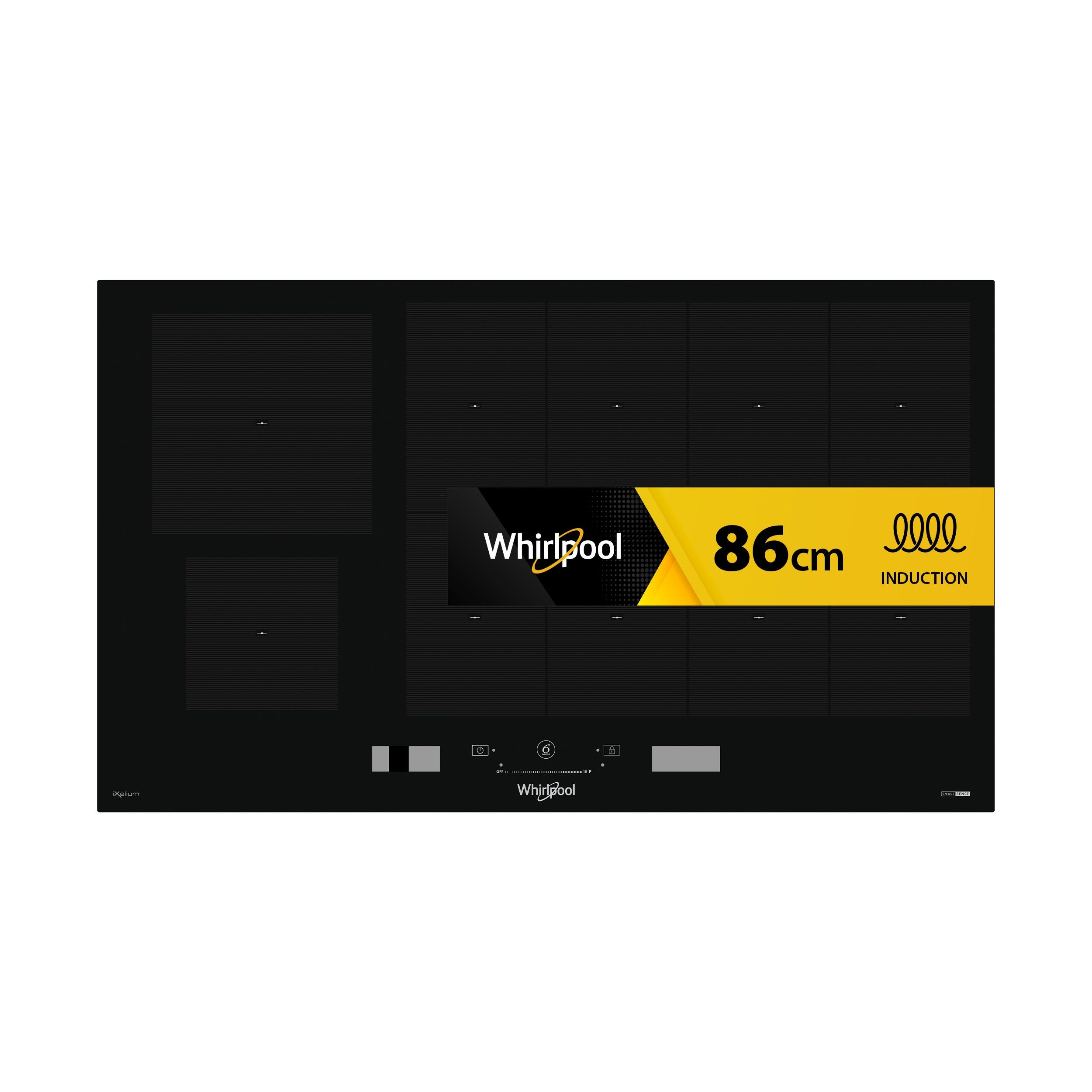 Whirlpool Kookplaat SMP2 9010 C/NE/IXL Zwart Induction vitroceramic Frontal