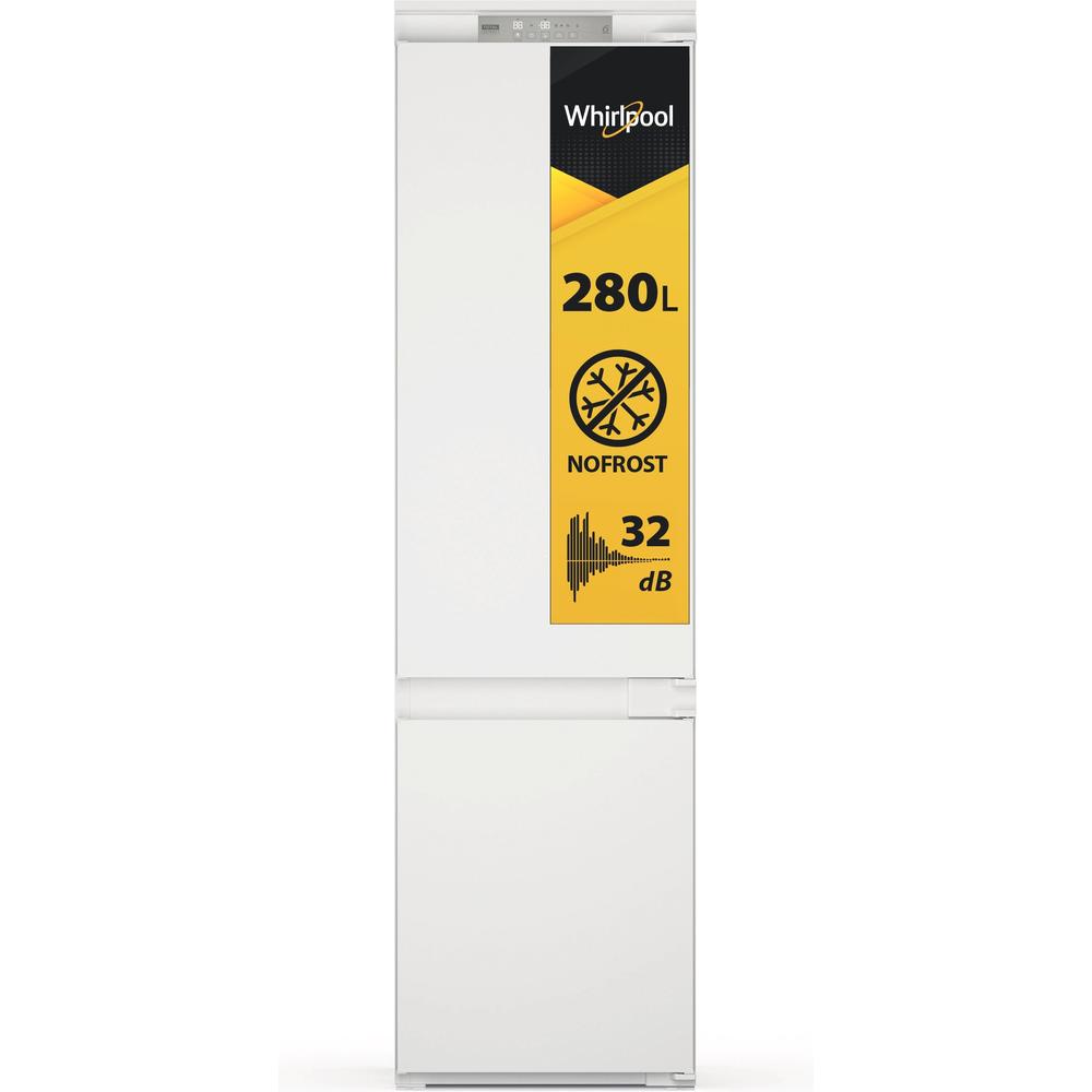 Whirlpool Kombinētais ledusskapis/saldētava Iebūvējams WHC20 T573 P Balts 2 doors Perspective open