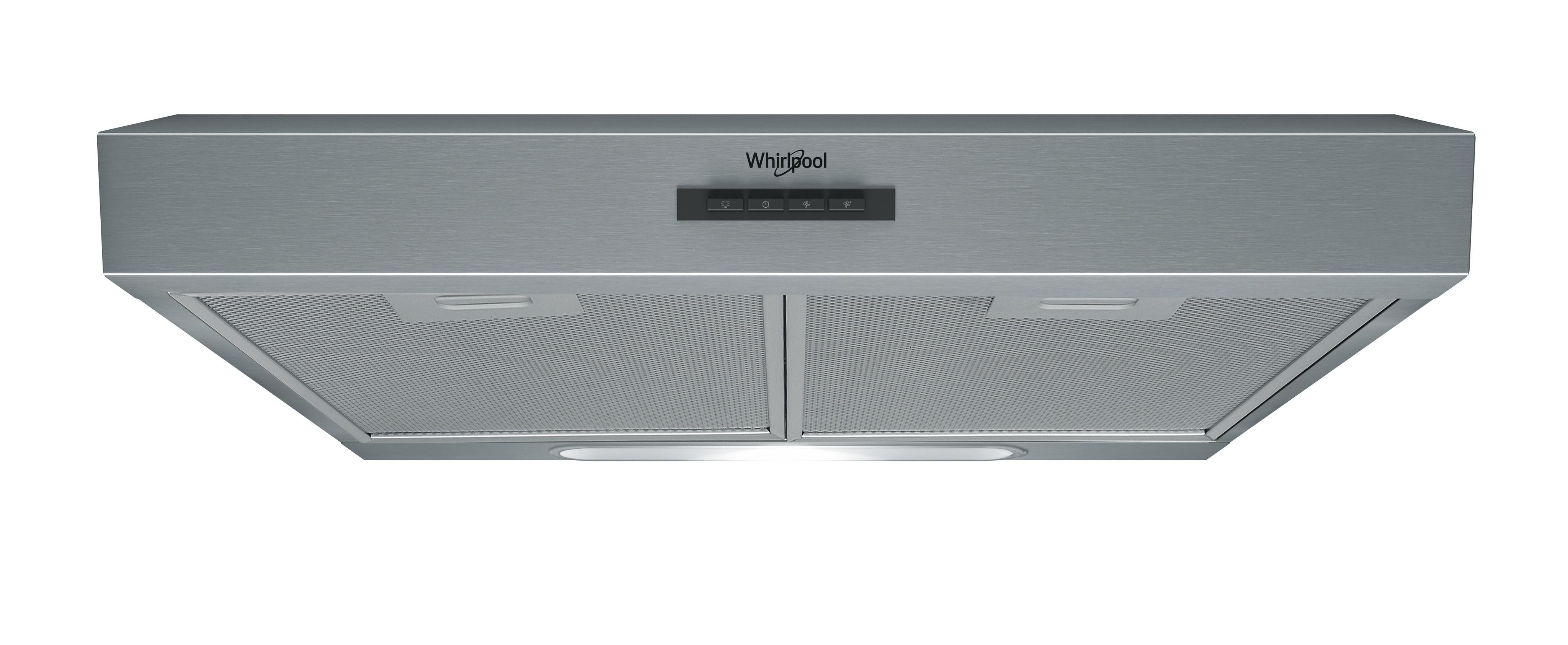 Whirlpool Afzuigkap Ingebouwd WSLK 66/2 AS X Grijs Wandmodel Mechanisch Frontal