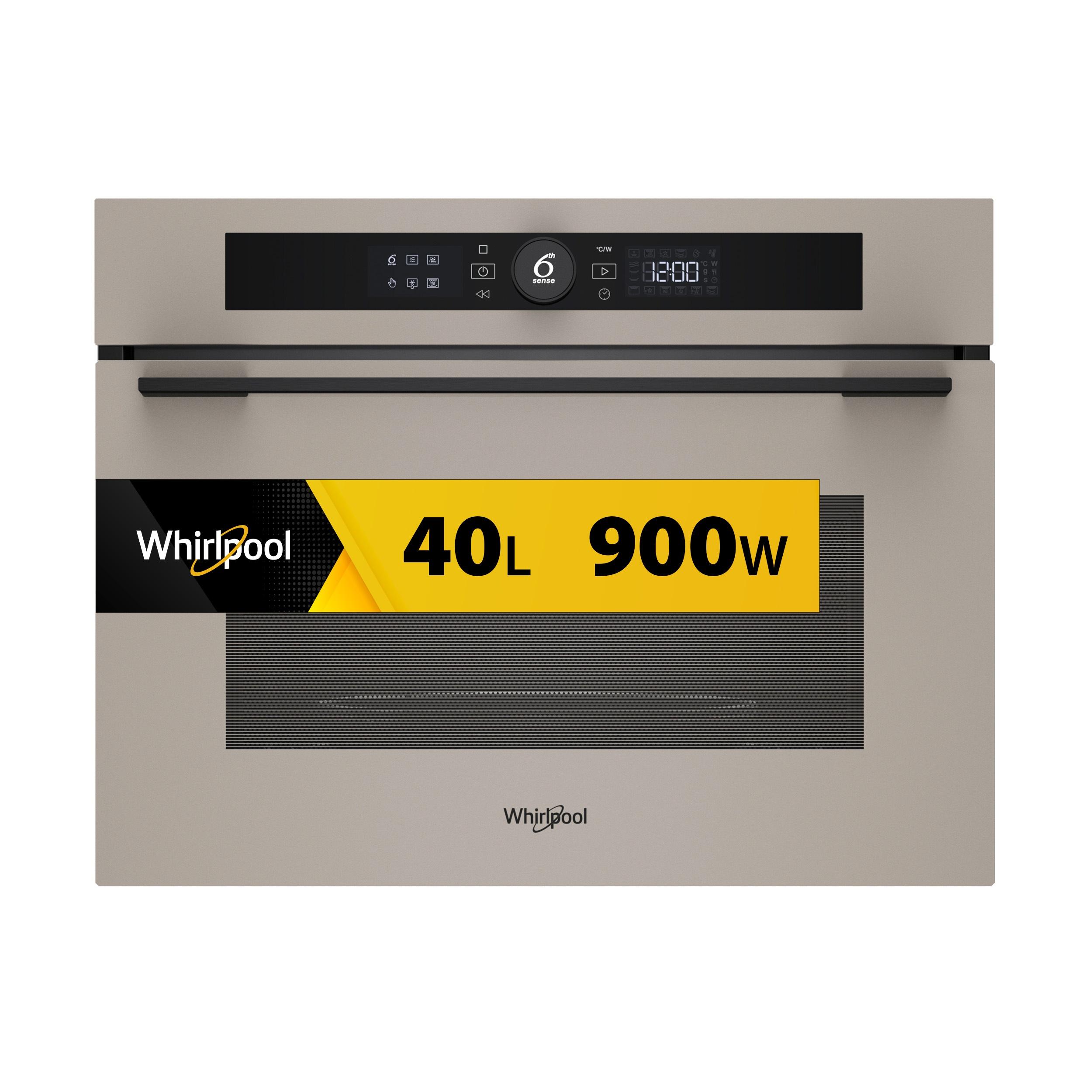 Whirlpool Magnetron Ingebouwd WMW57DHME Urban beige Elektronisch 40 MW-Combi 900 Frontal