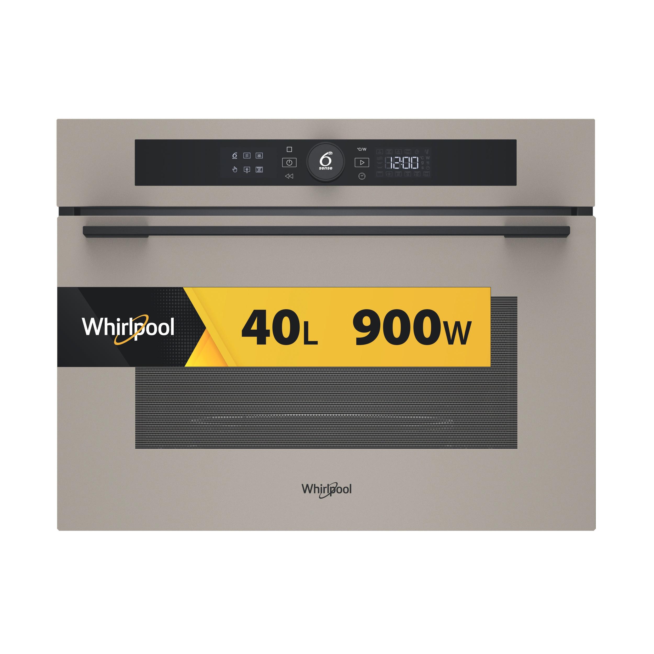 Whirlpool Мікрохвильова піч Вбудований (-а) WMW57DHME Urban beige Електронне 40 Комбінована мікрохвильова піч 900 Frontal