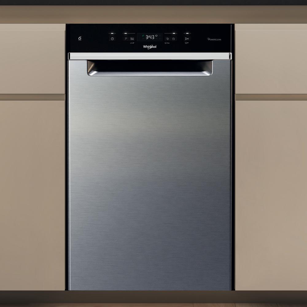 Whirlpool Astianpesukone Kalusteisiin sijoitettava WH3UC10BS7A0X Työtason alle C Frontal