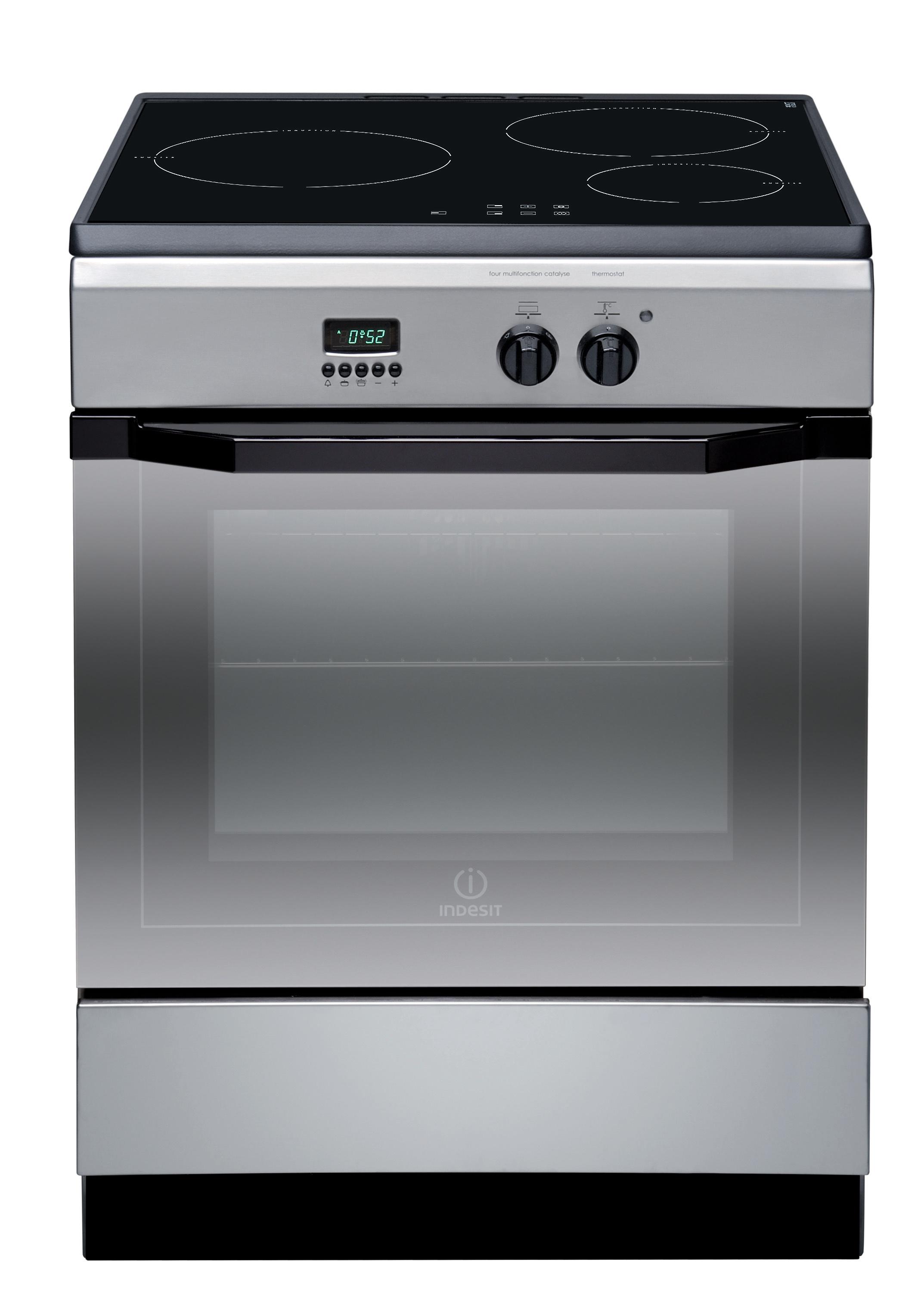 Indesit freistehender Elektro-Standherd: 60cm - I63I 6C6A.T(X)/FR