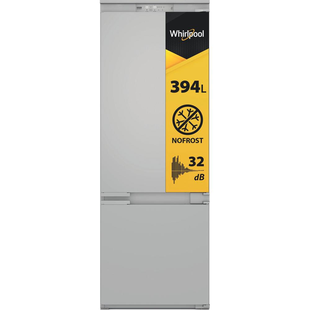 Whirlpool Kombinētais ledusskapis/saldētava Iebūvējams WH SP70 T262 P Pelēks 2 doors Perspective open