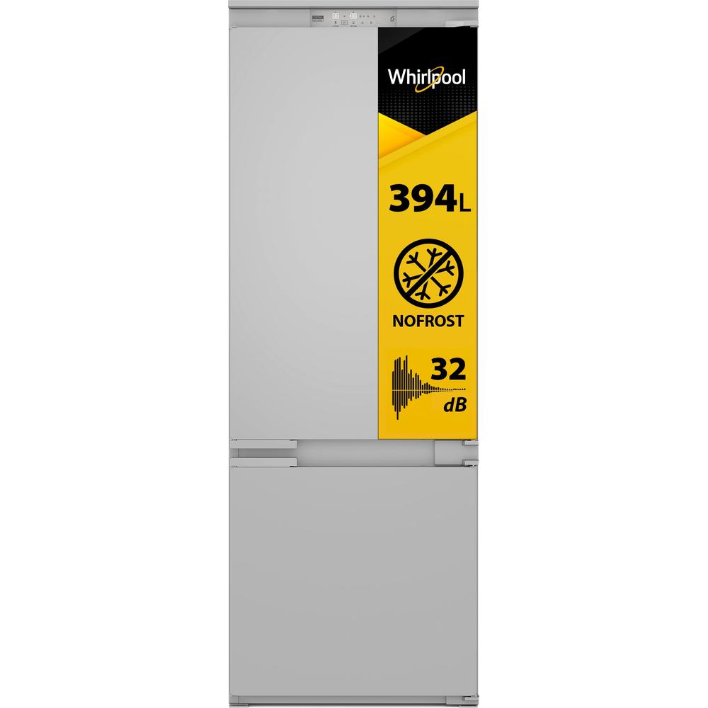 Whirlpool Συνδυασμός ψυγείου/καταψύκτη Εντοιχιζόμενο WH SP70 T262 P Γκρι 2 doors Perspective open