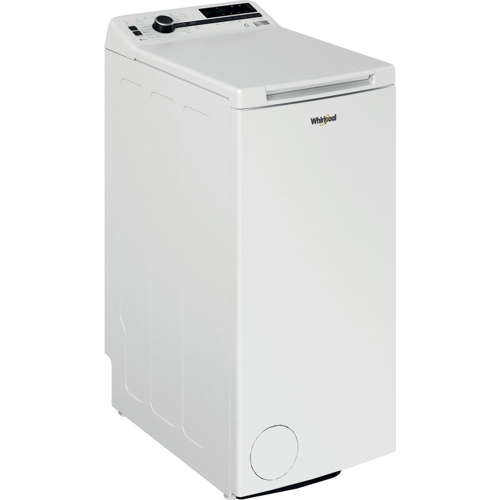 Whirlpool Skalbimo mašina Laisvai pastatoma TDLRB 6242BS EU/N Balta Pakraunama iš viršaus C Perspective