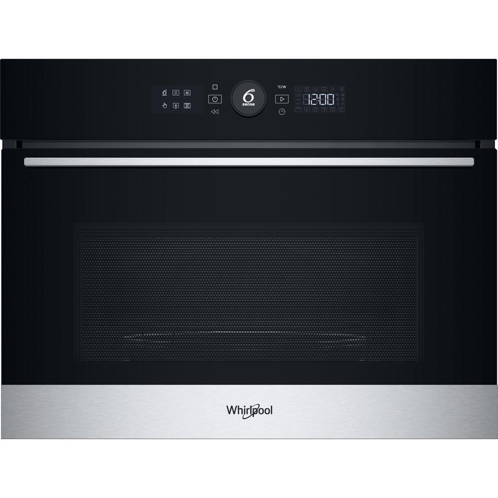 Whirlpool Microwave Built-in WMW57DHMXUK Stainless Steel Electronic 40 MW-Combi 900 Frontal