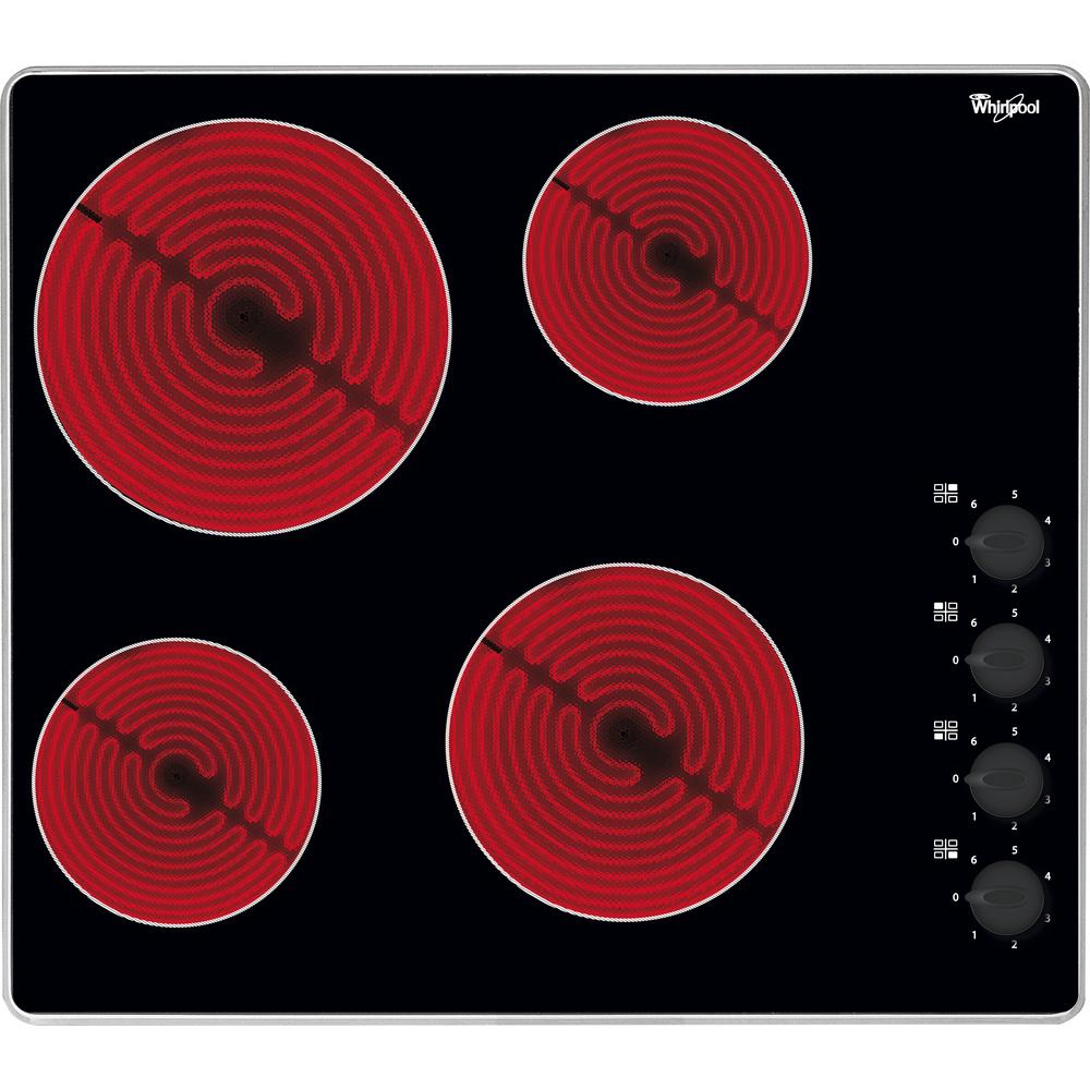 Whirlpool HOB AKM 609 IX Black Radiant vitroceramic Frontal